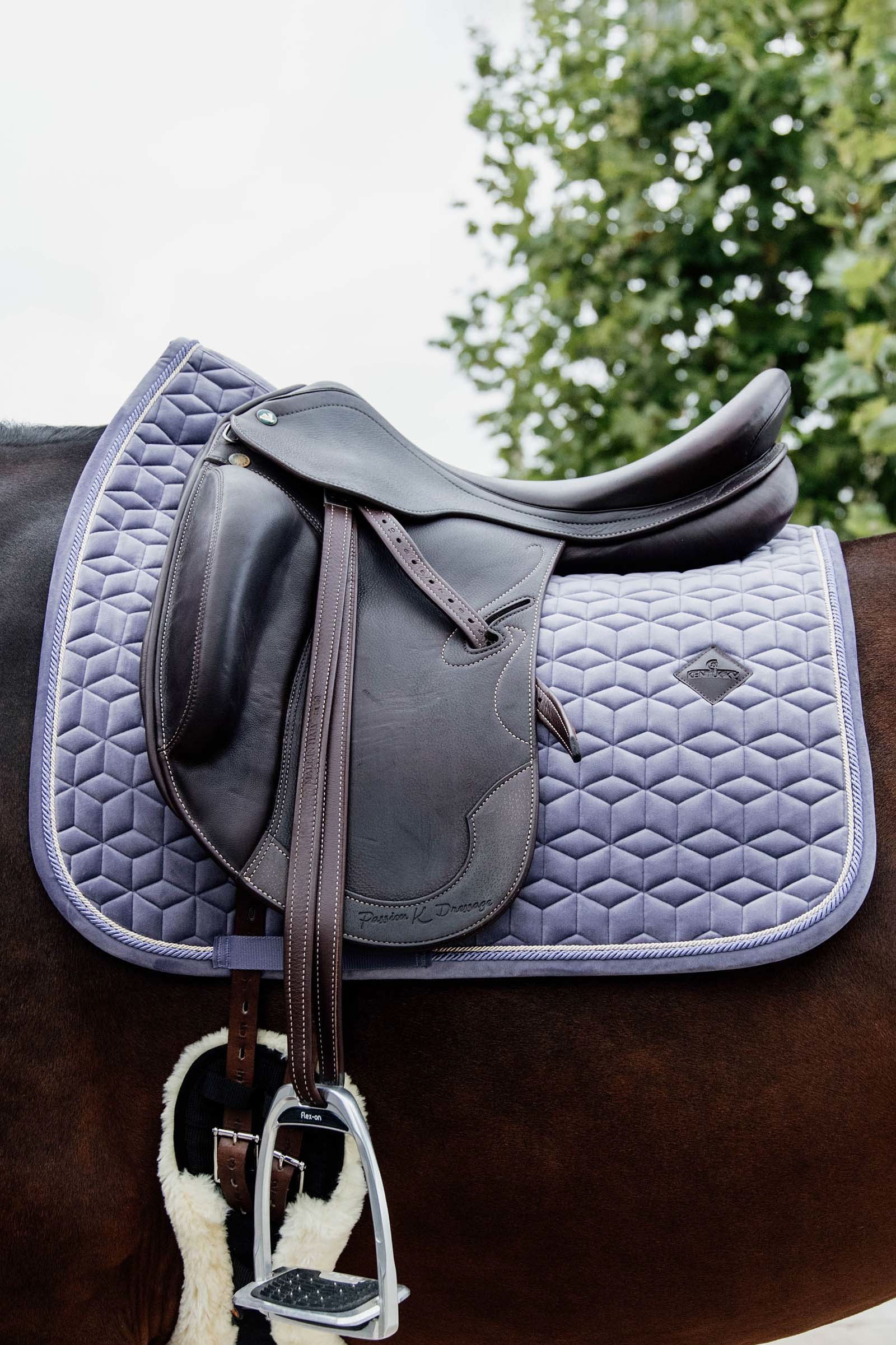 Kentucky Horsewear Velvet Dressage Saddle Pad Saddle Pads