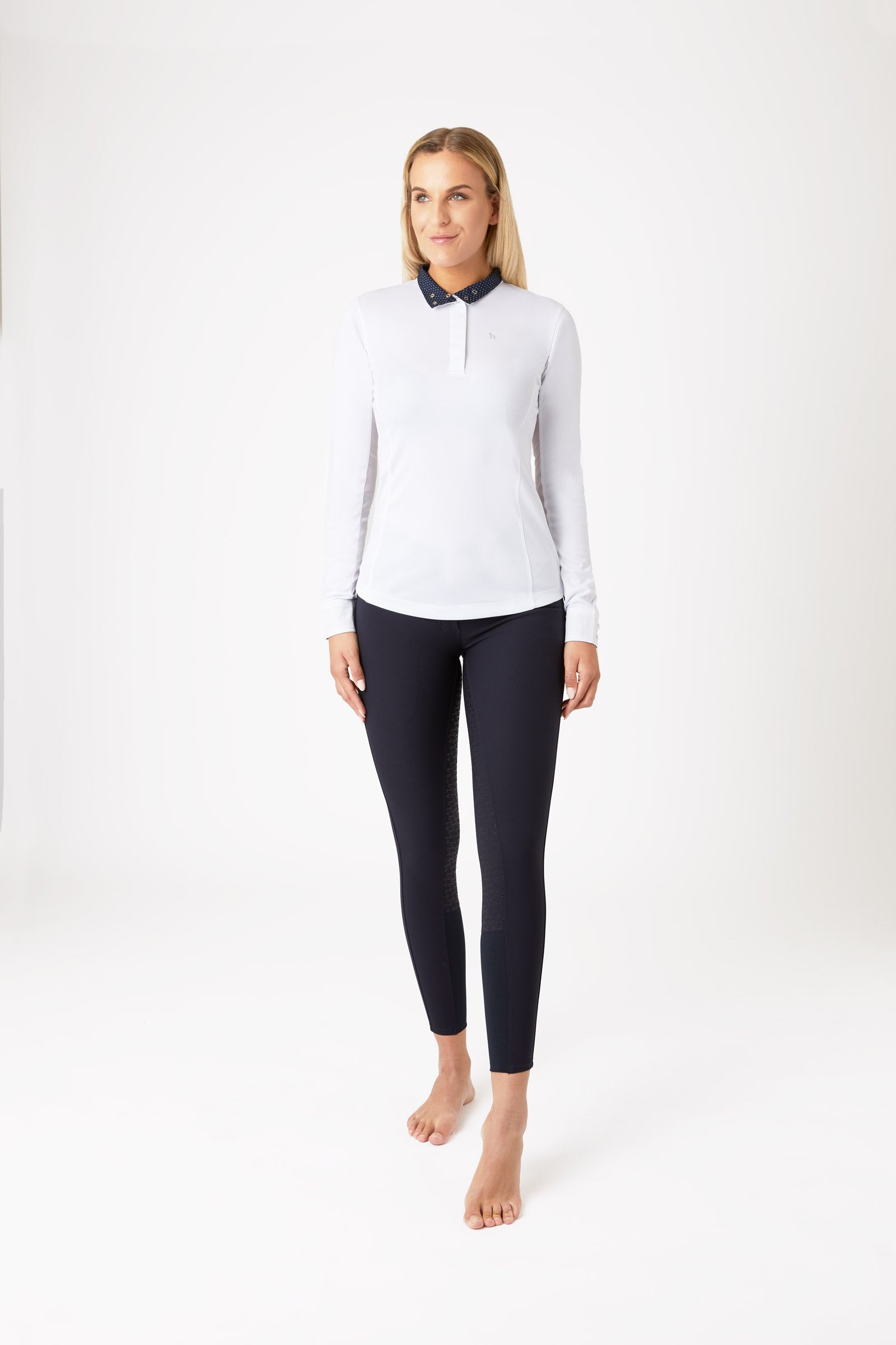 Horze Blaire Langarm-Funktions-Turniershirt LSF 30+ Damen Reitbekleidung