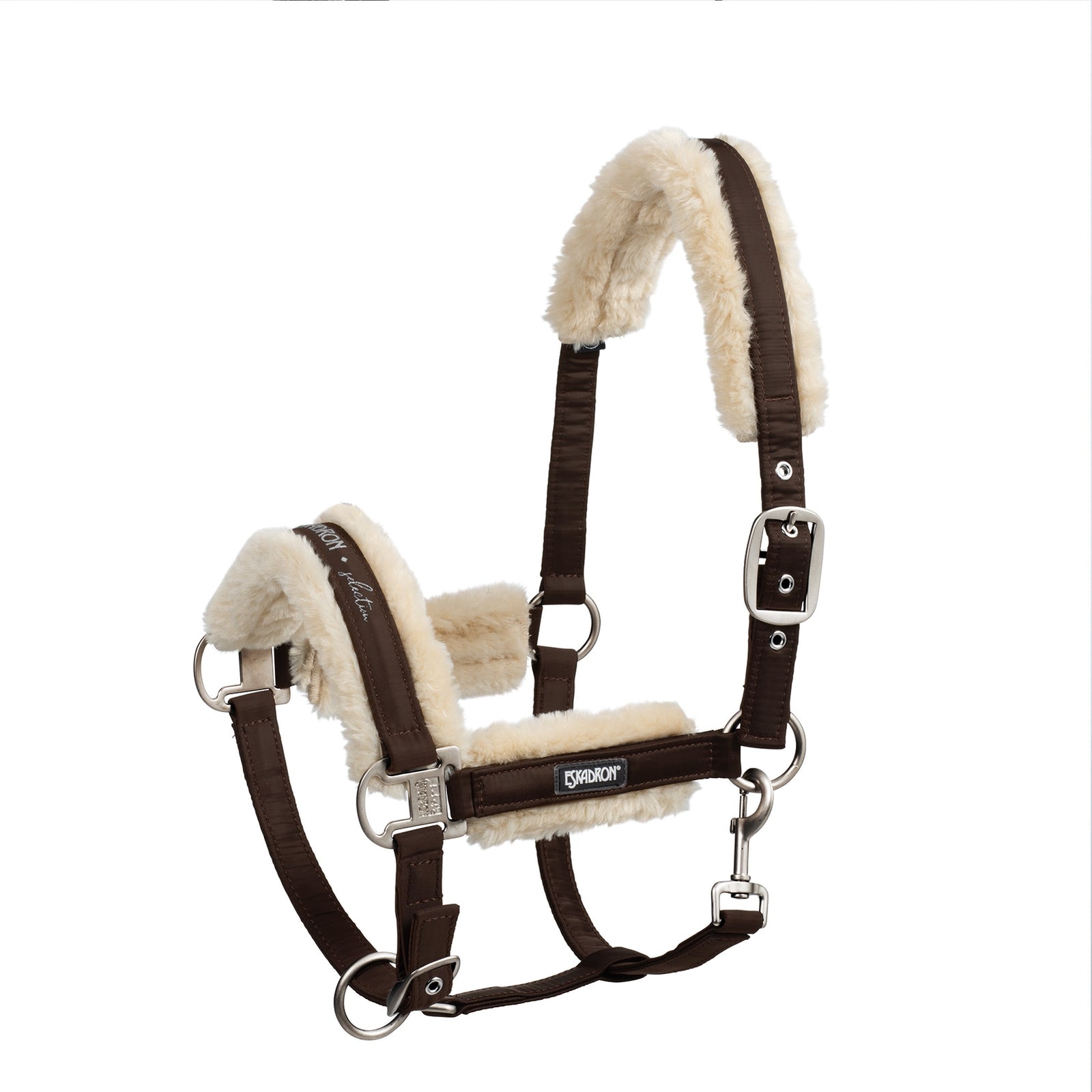 Eskadron Fauxfur-Halfter Dornschnalle Halfter & Stricke