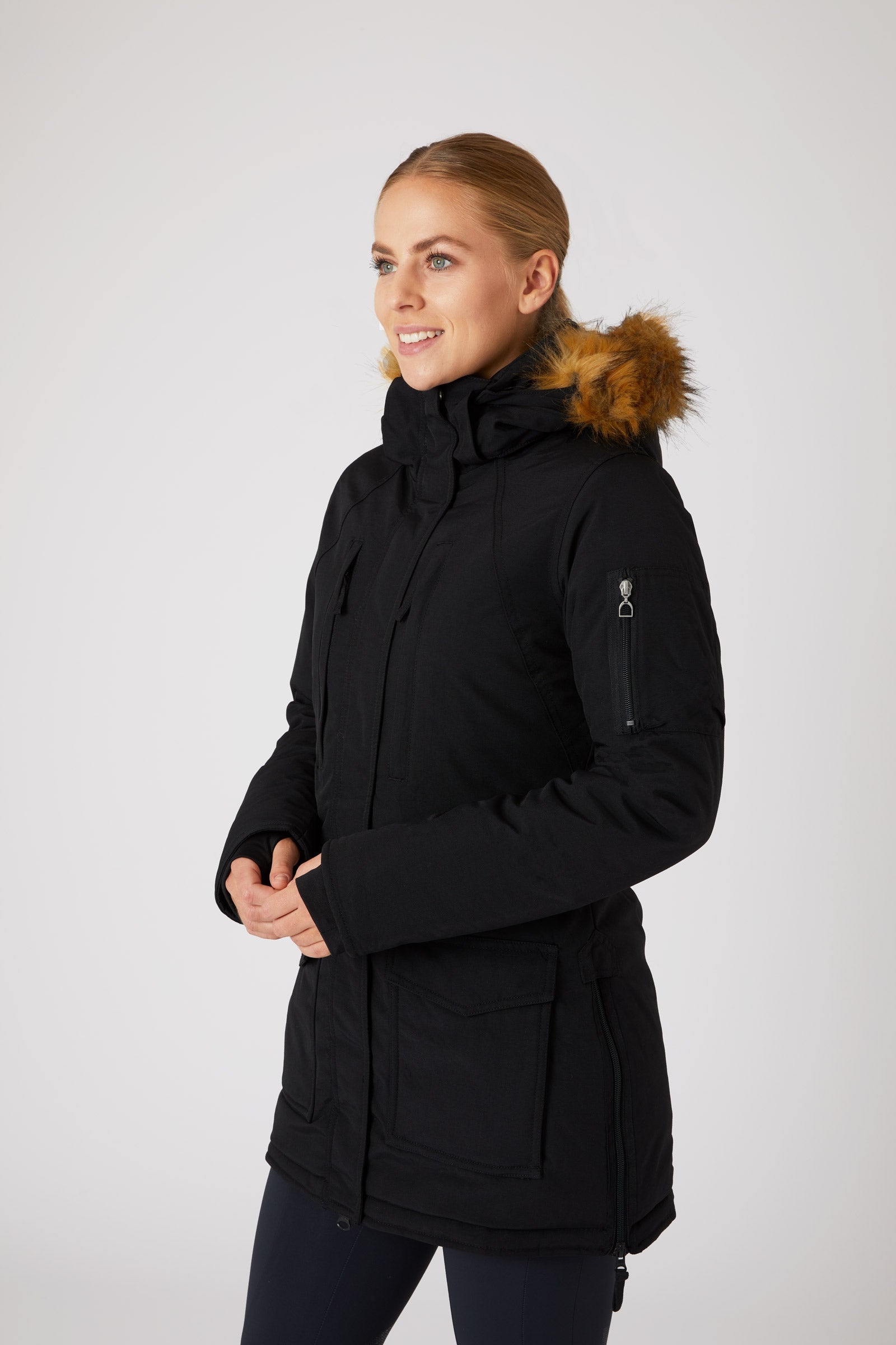 Horze Brooke Women's Long Parka Riding Jacket Women’s Riding Clothing