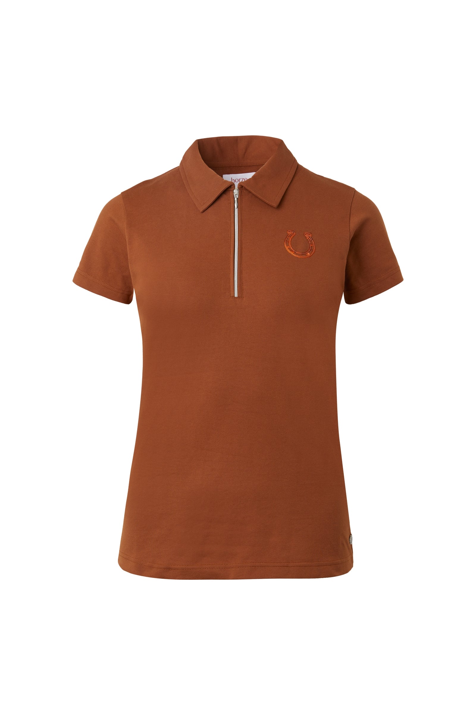 Horze Amy Women's Short Sleeve Cotton Stretch Polo Shirt Women’s Riding Clothing