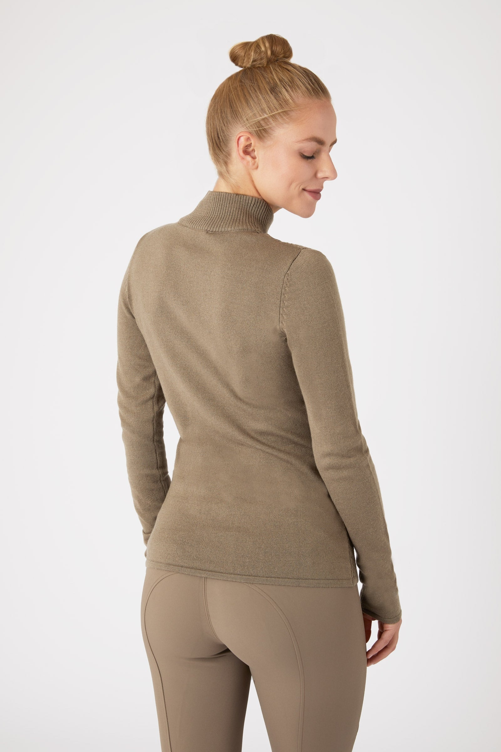 B Vertigo Ruth Women's Knitted Pullover with Zipper Women’s Riding Clothing
