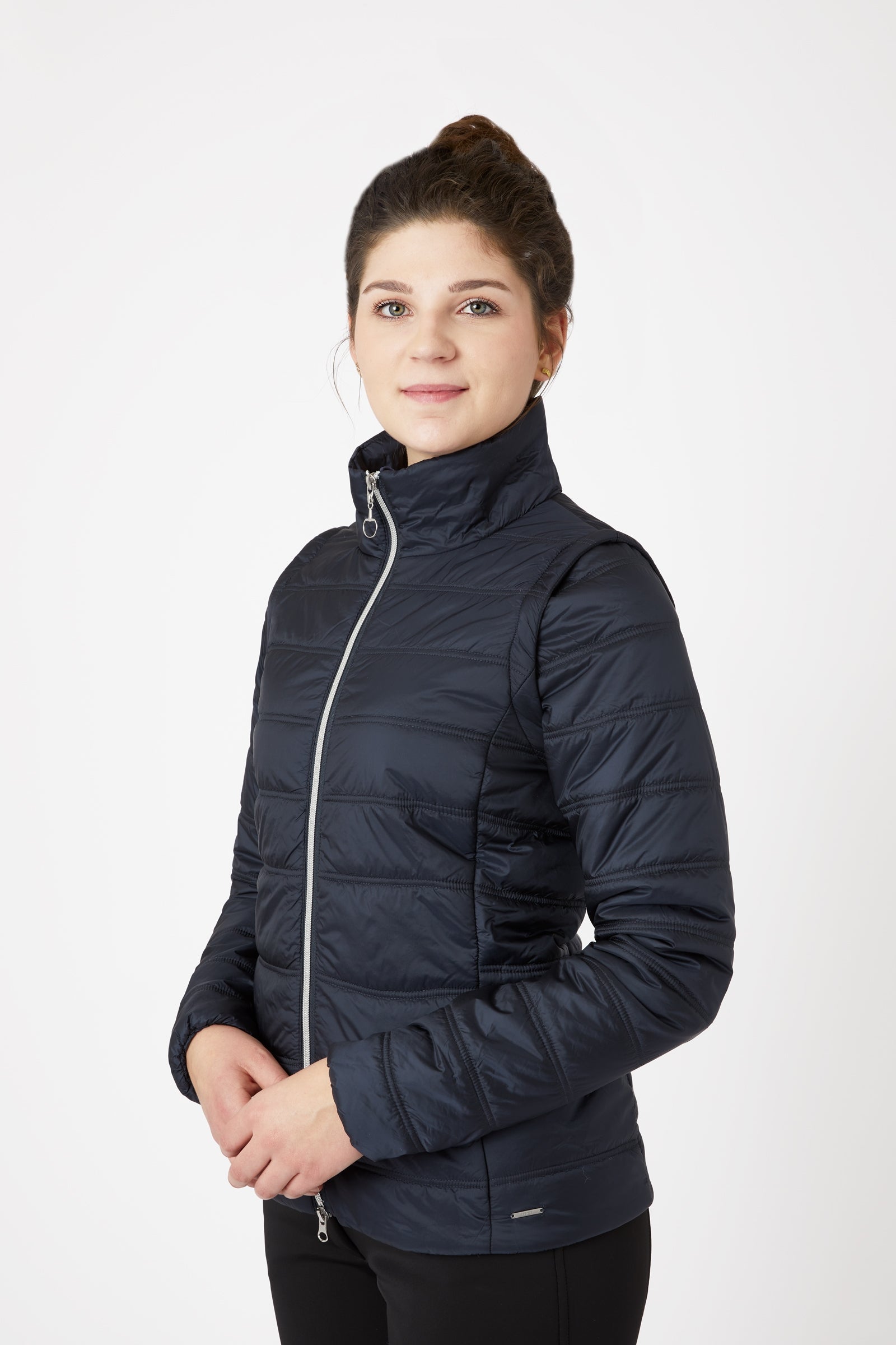 Horze Natalie Damen Reitjacke mit abnehmbaren Ärmeln Damen Reitbekleidung