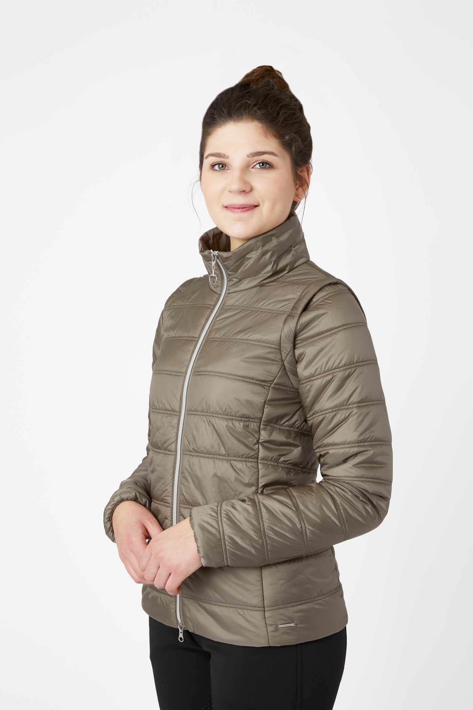 Horze Natalie Damen Reitjacke mit abnehmbaren Ärmeln Damen Reitbekleidung