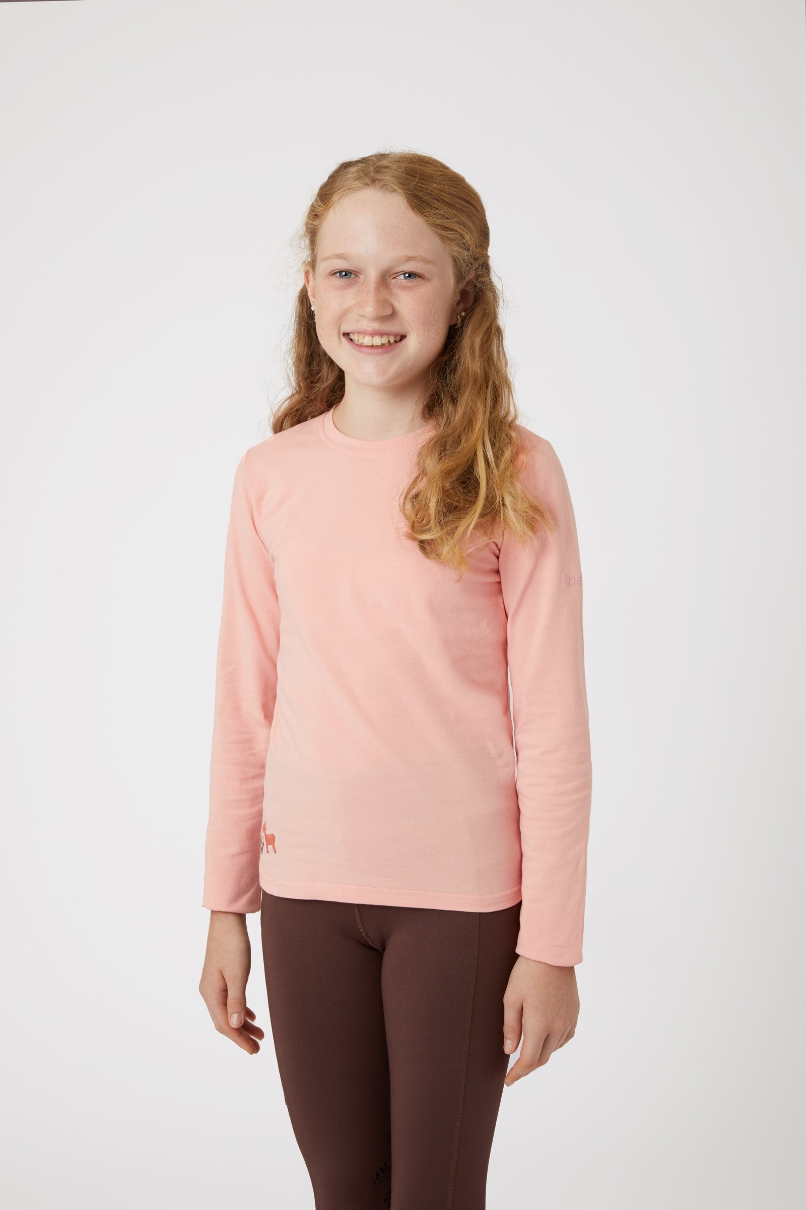 Horze Monster Kinder Langarmshirt Kinder Reitbekleidung