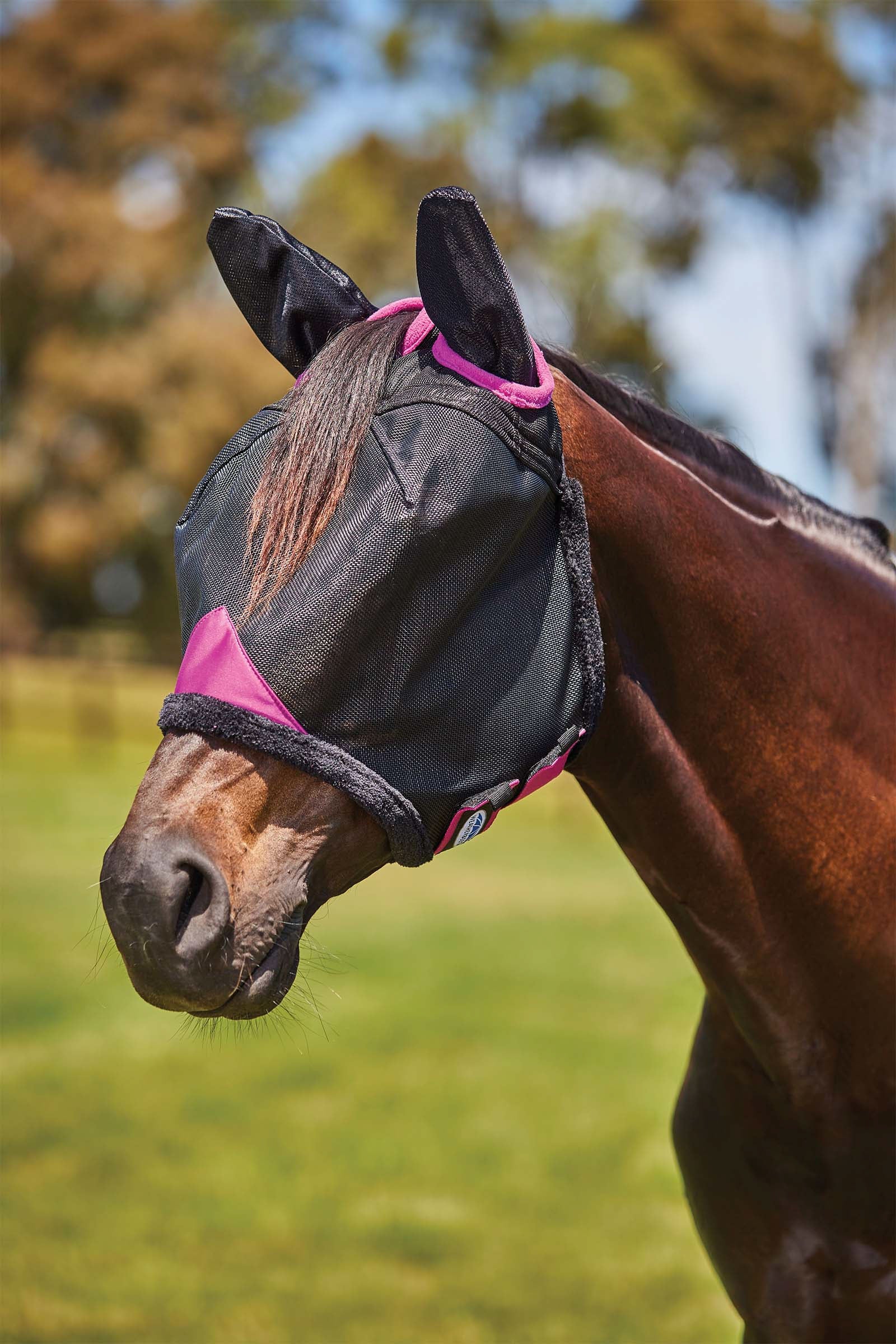 Weatherbeeta Comfitec Deluxe Durable Mesh Maske mit Ohren Fliegenschutz