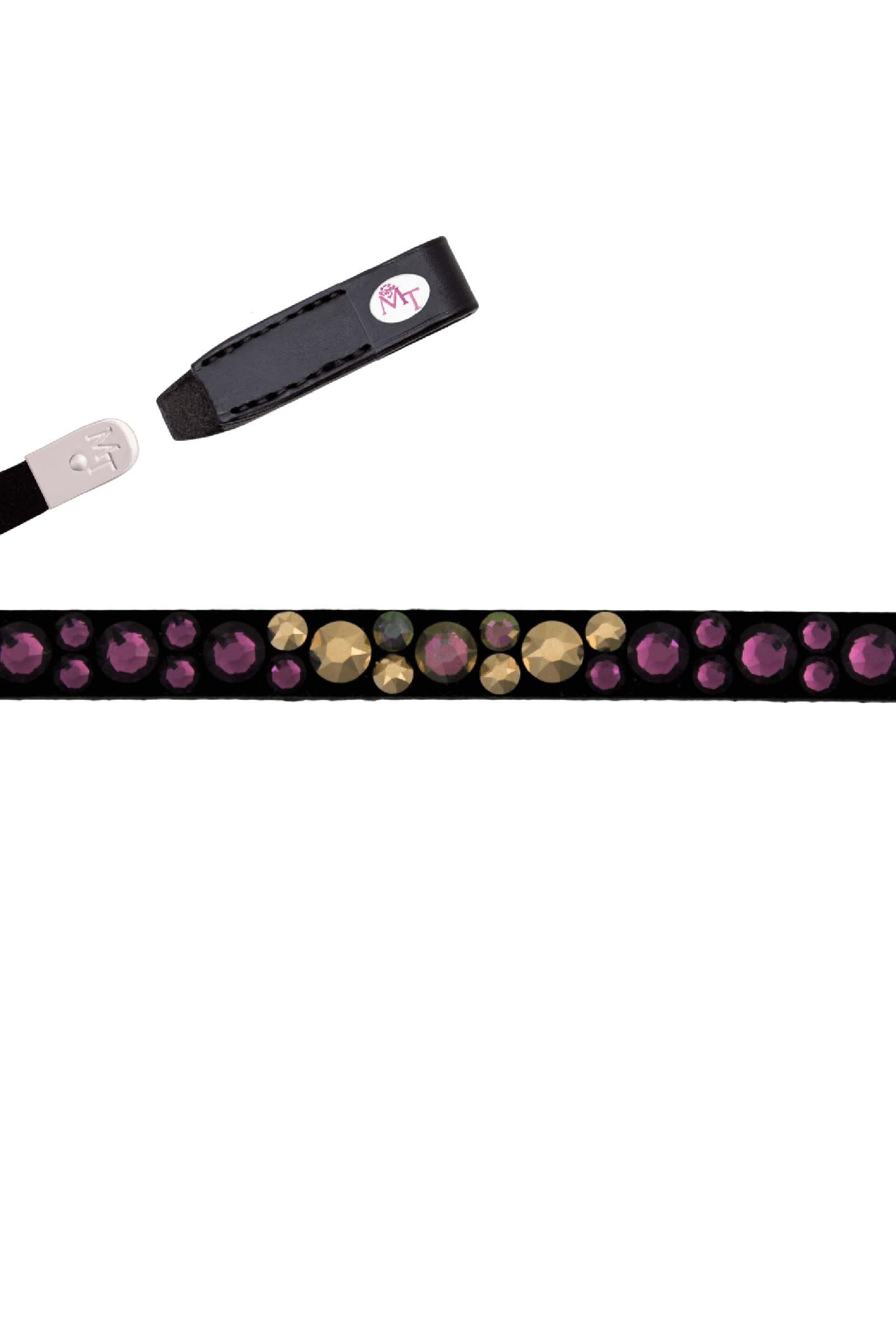 MagicTack Magic Tack Deep Berry Bling Classic Stirnriemen Trensenzäume & Zügel