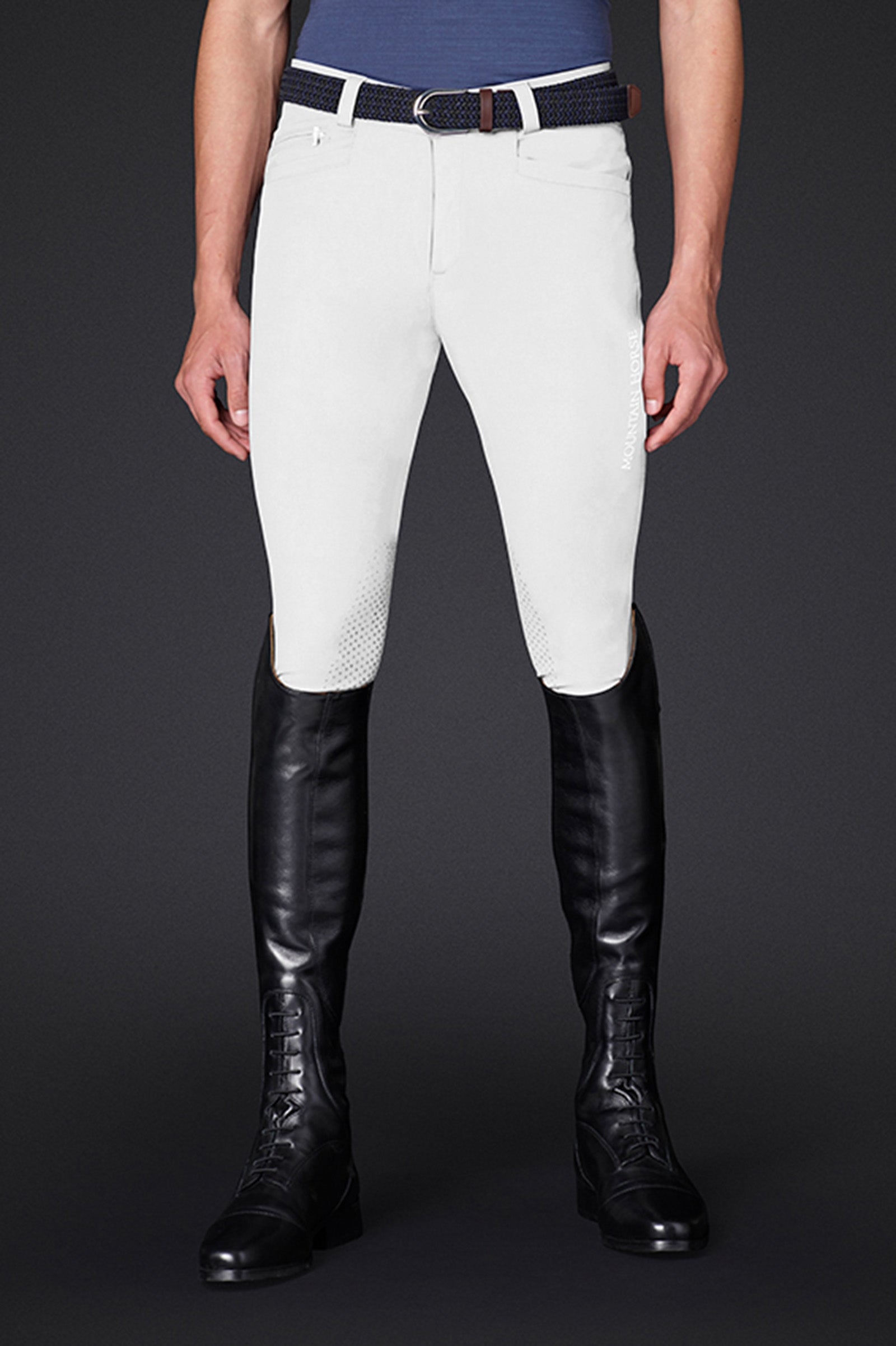 Mountain Horse Robin Herrenreithose mit Kniebesatz Herren Reitbekleidung