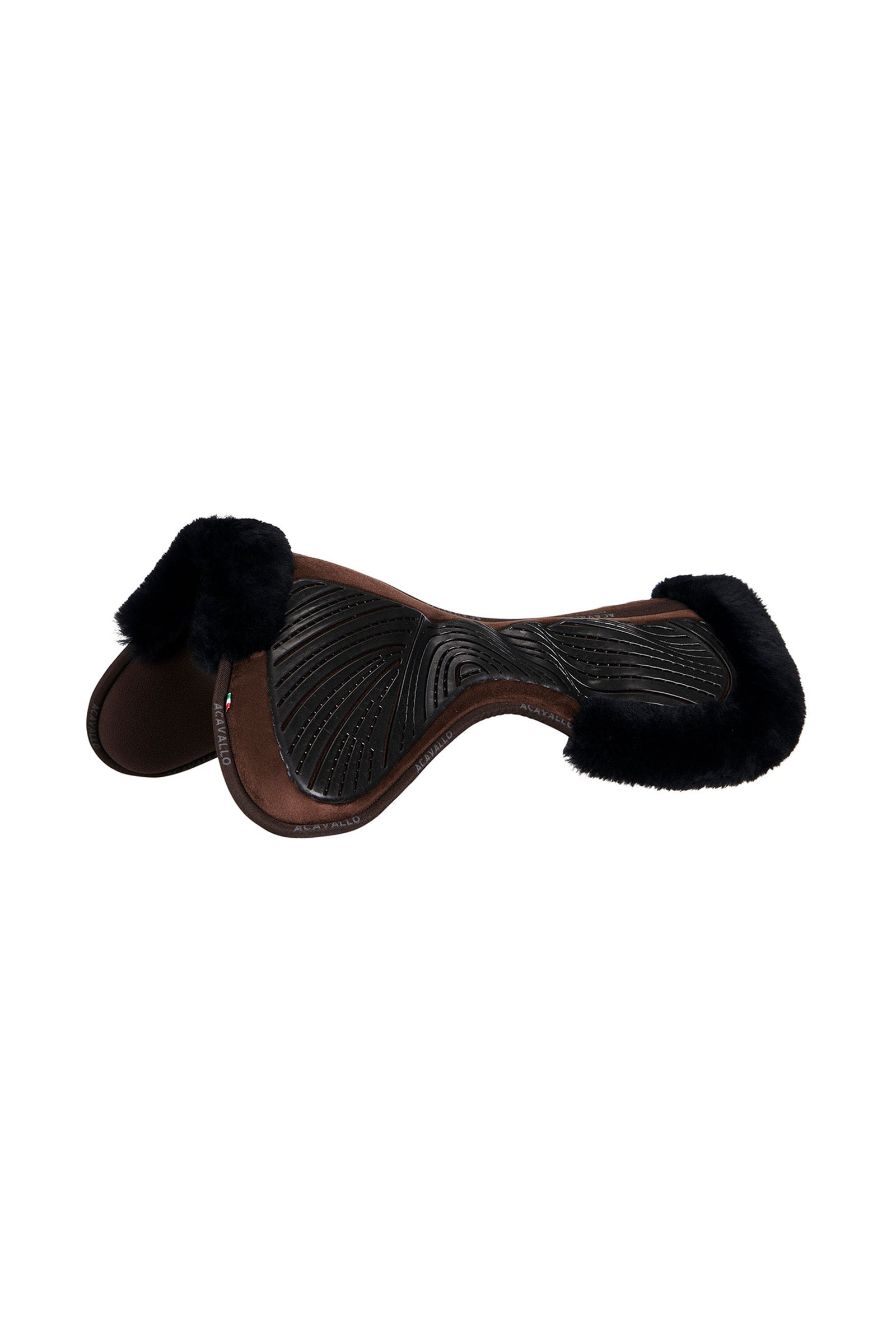 Acavallo Close Contact Gel & Memory Foam Pad mit Lammfell Schabracken