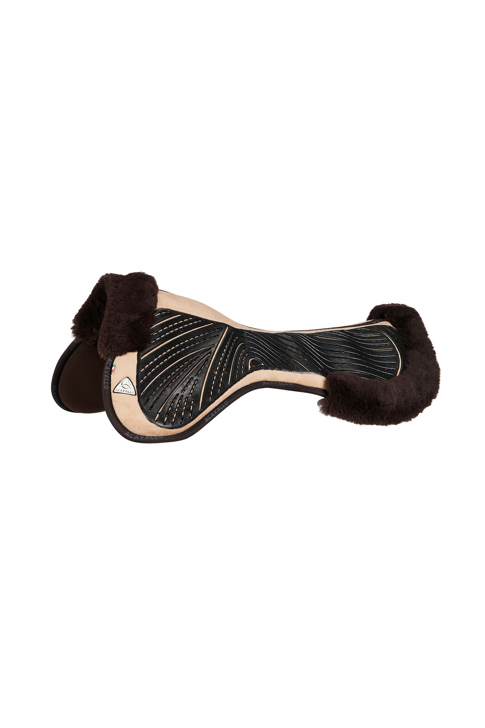 Acavallo Close Contact Gel & Memory Foam Half Pad with Sheepskin Saddle Pads