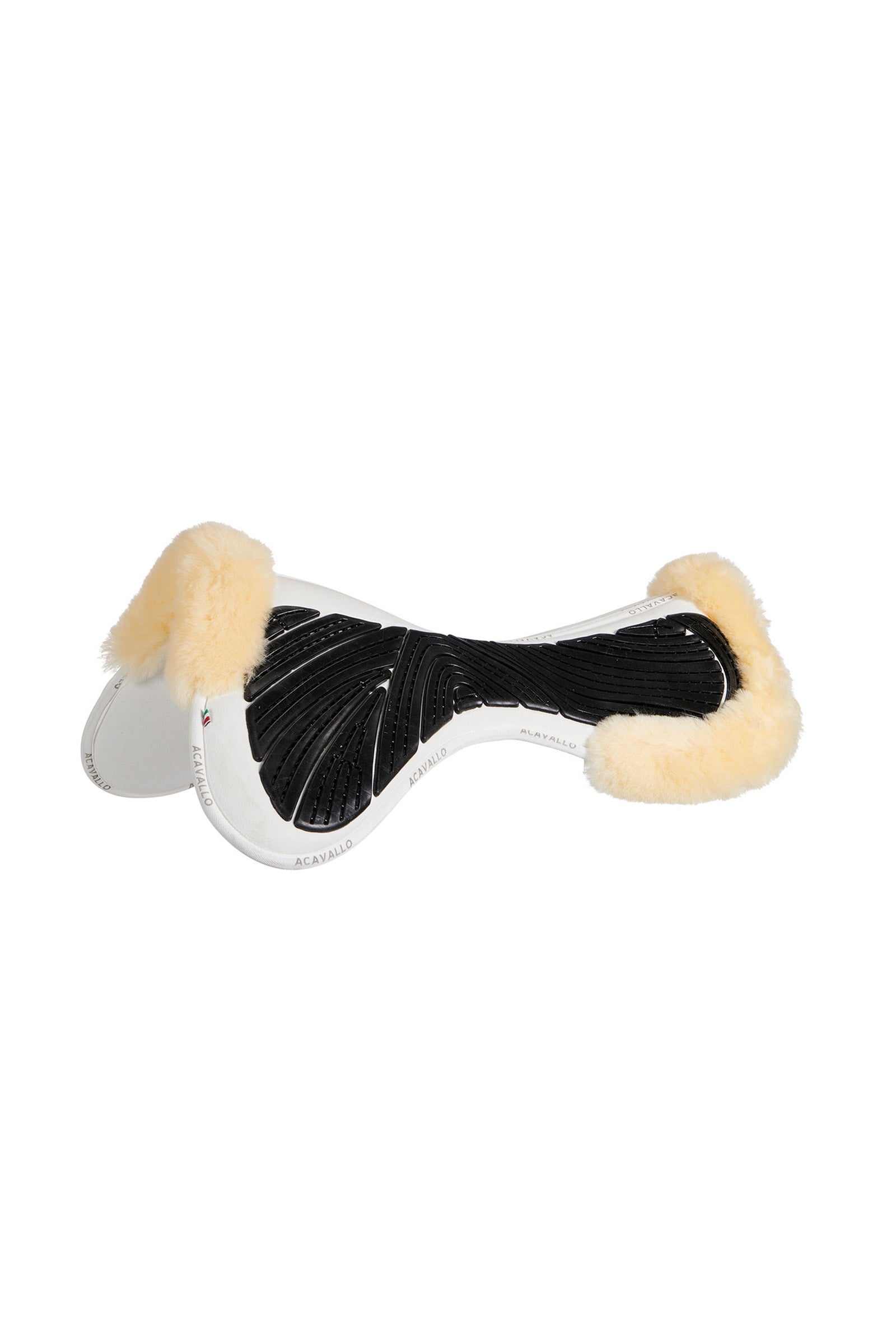 Acavallo Close Contact Gel & Memory Foam Pad mit Lammfell Schabracken