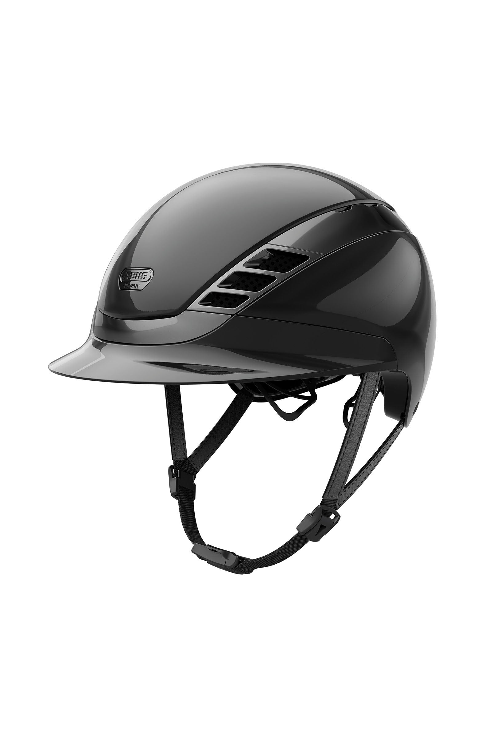 Abus Pikeur AirLuxe Chrome Riding Helmet Safety Equipment