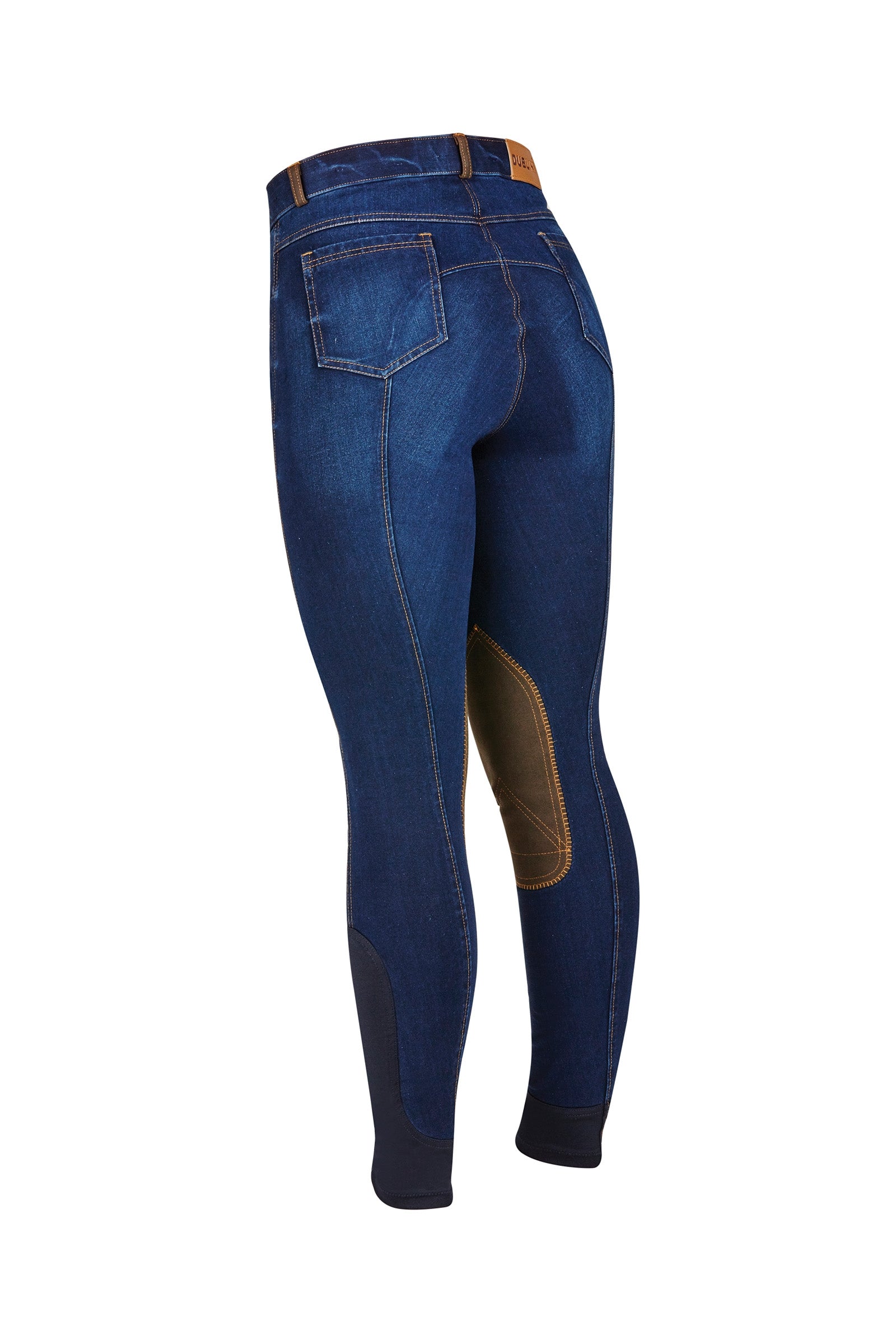 Dublin Shona Damen Jeansreithose mit Kniegrip Womens Breeches
