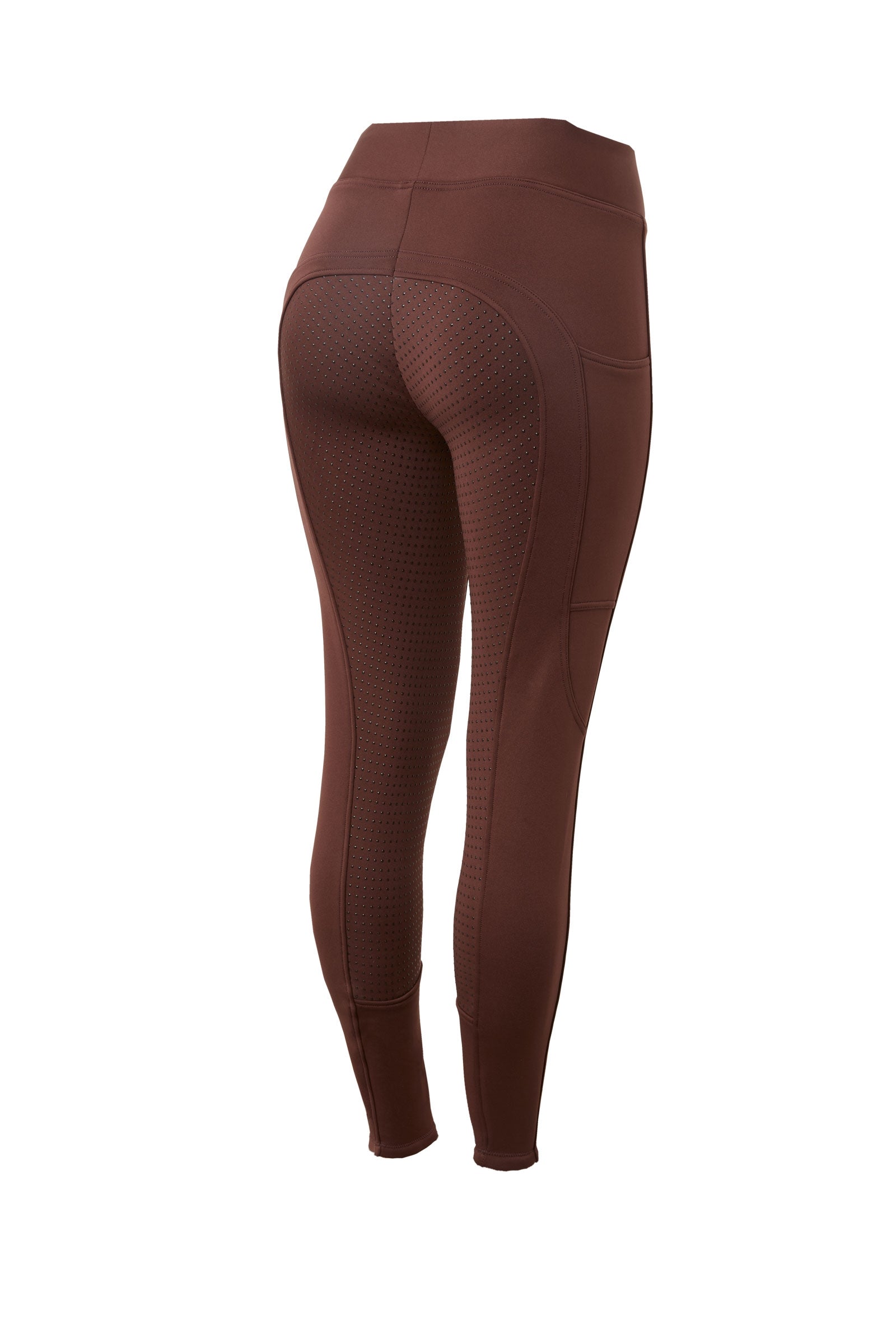 Horze Active Women's Full Grip Winter Riding Tights with Phone Pocket Womens Breeches
