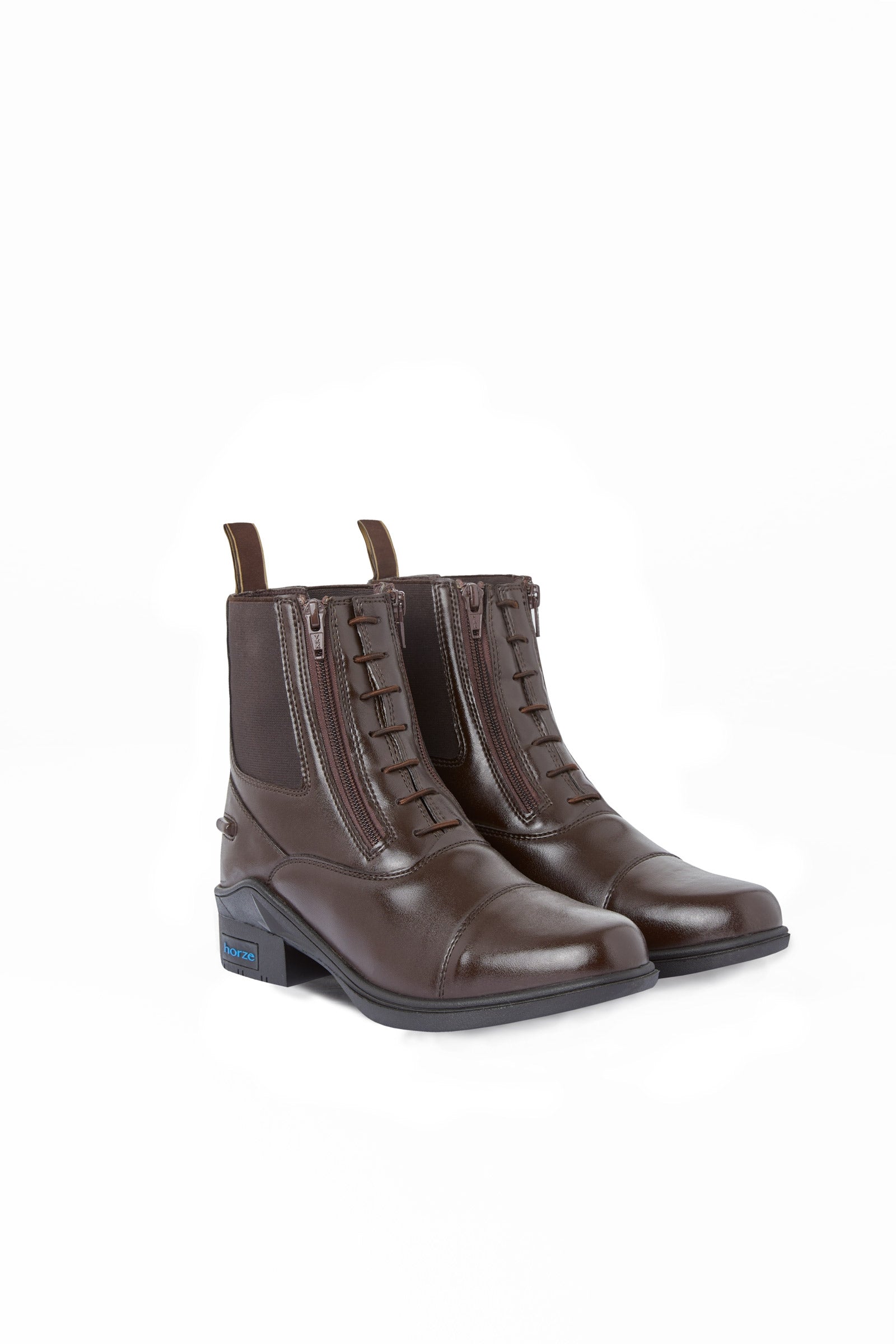 Horze Kingston Damen Reitstiefeletten mit doppeltem Reißverschluss Reitstiefel & Reitschuhe