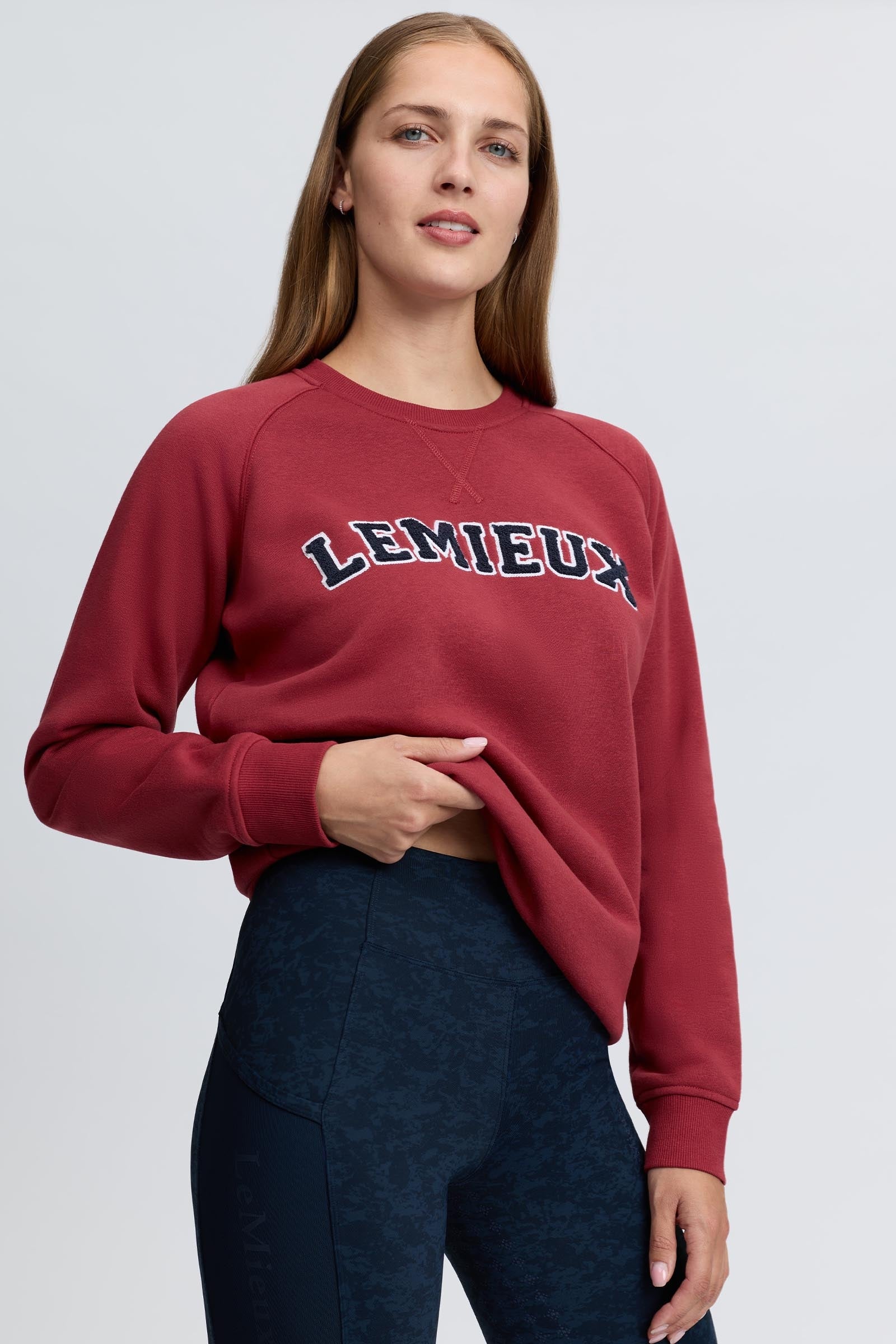 LeMieux Vida Varsity Crew Women´s Neck Sweatshirt Women’s Riding Clothing