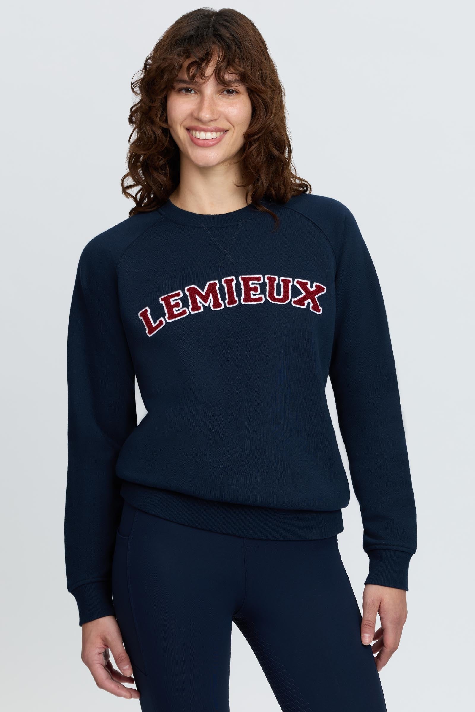 LeMieux Vida Varsity Crew Women´s Neck Sweatshirt Women’s Riding Clothing