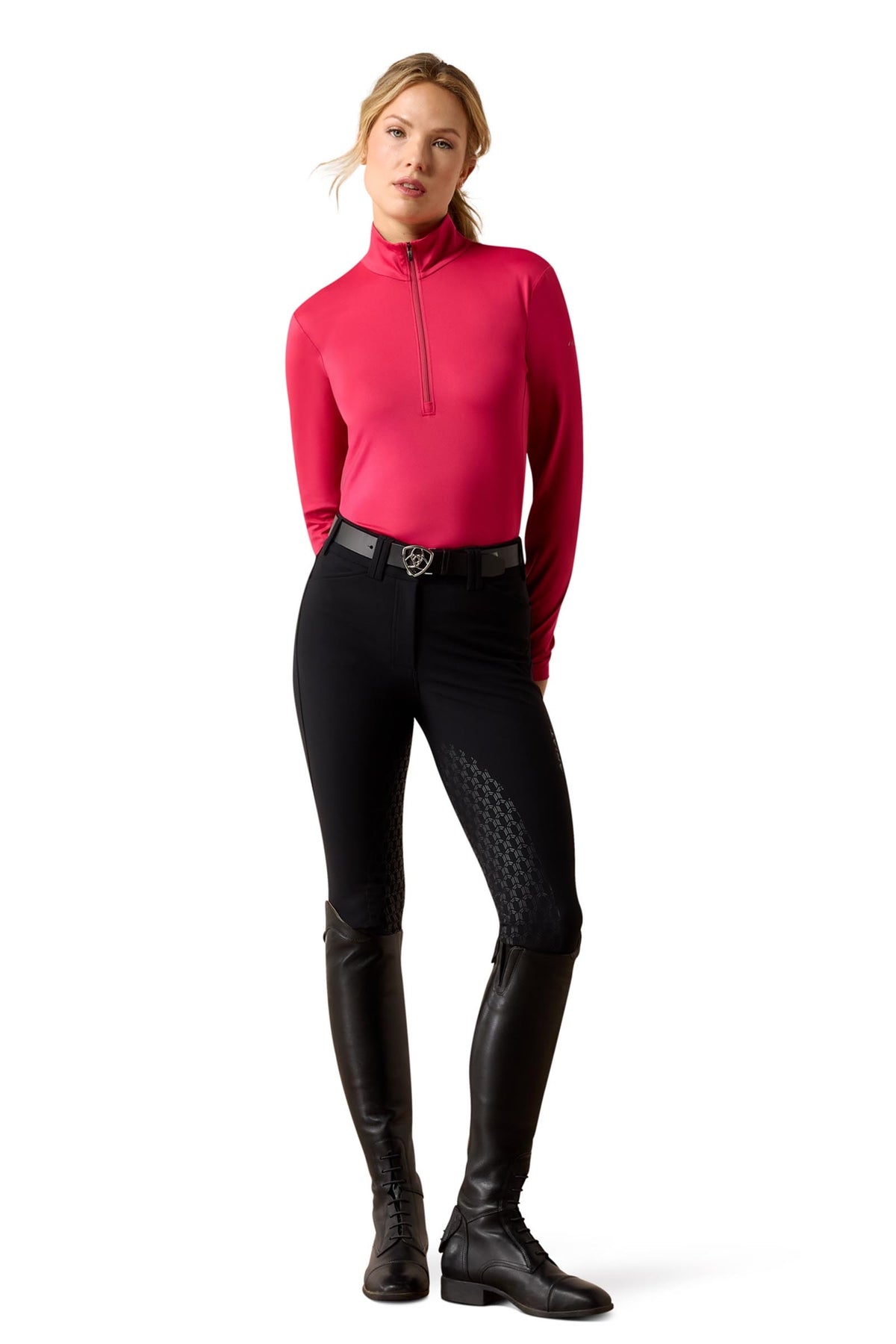 Ariat Tri Factor Vivacity Half Grip Breeches Womens Breeches