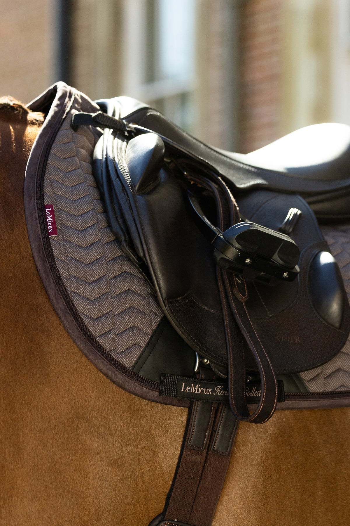 LeMieux Heritage Herringbone Jump Square Saddle Pad Saddle Pads