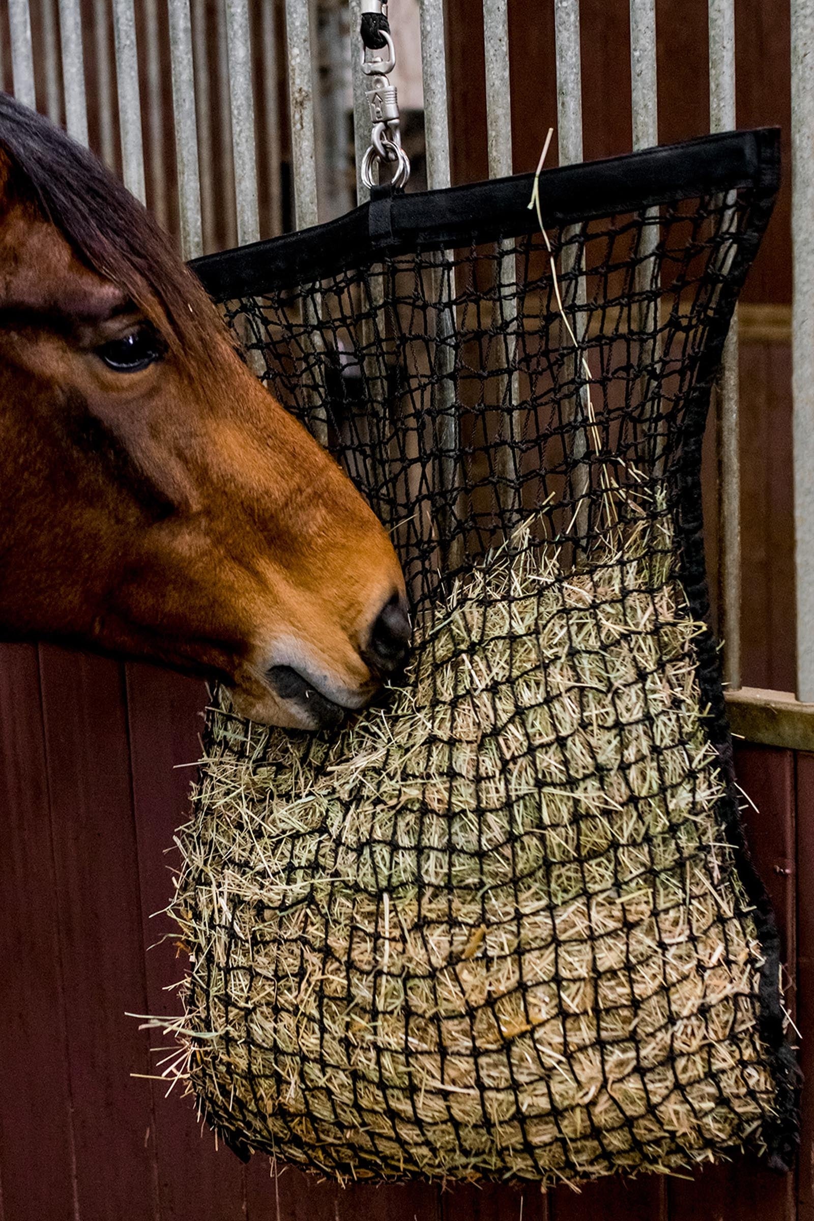 undefined Waldhausen Hay Net with Filling Aid (meshed 3 x 3 cm) Horse Feeders & Waterers