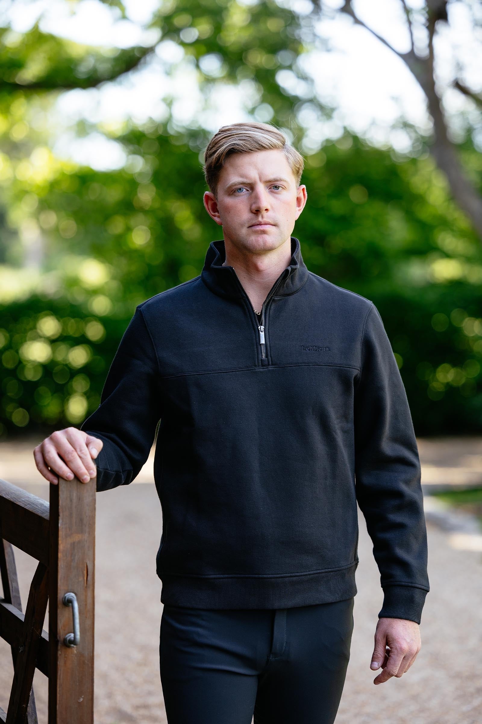 LeMieux Men´s Quarter Neck Sweatshirt Mens Riding Clothing