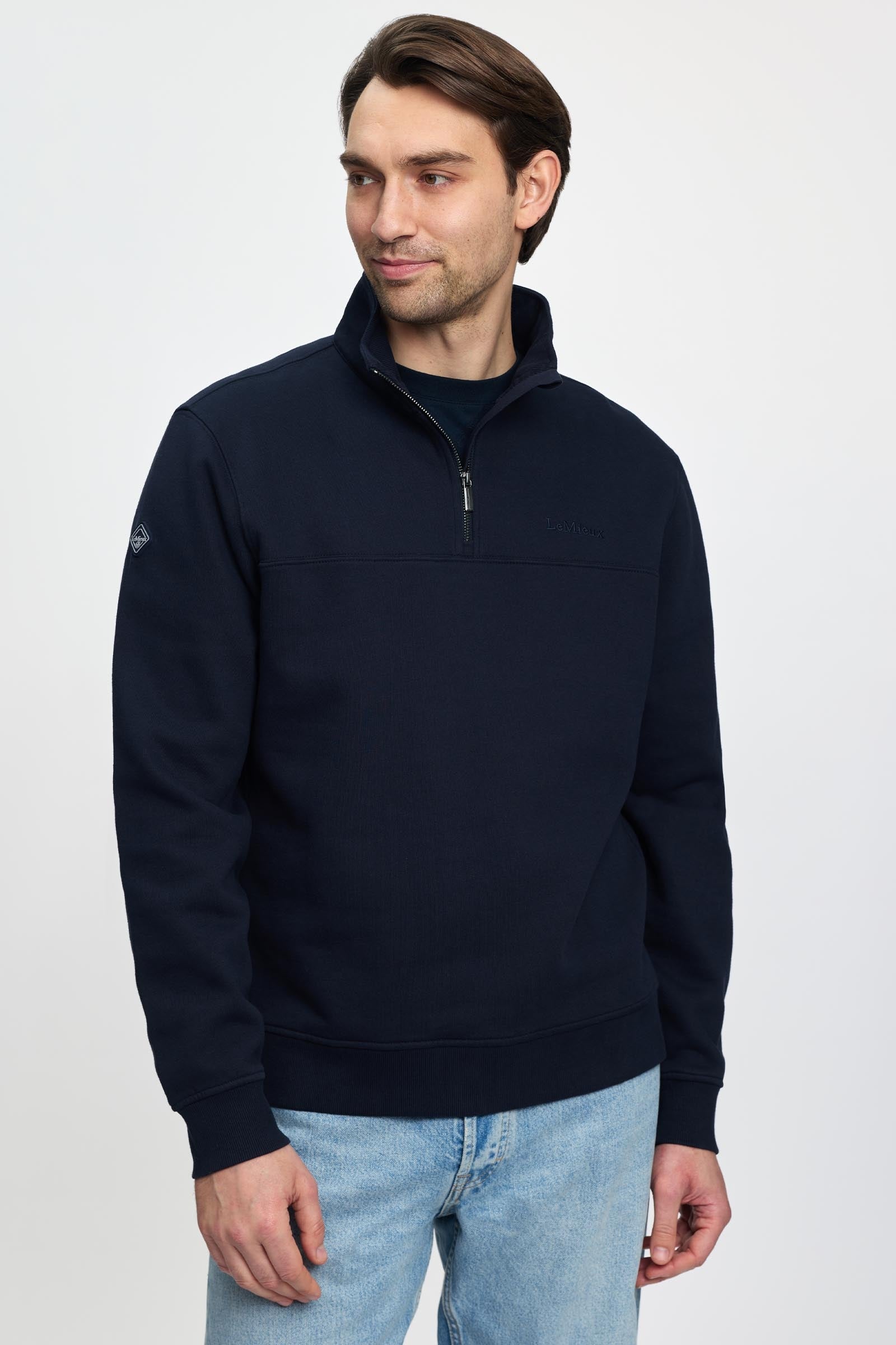 LeMieux Men´s Quarter Neck Sweatshirt Mens Riding Clothing
