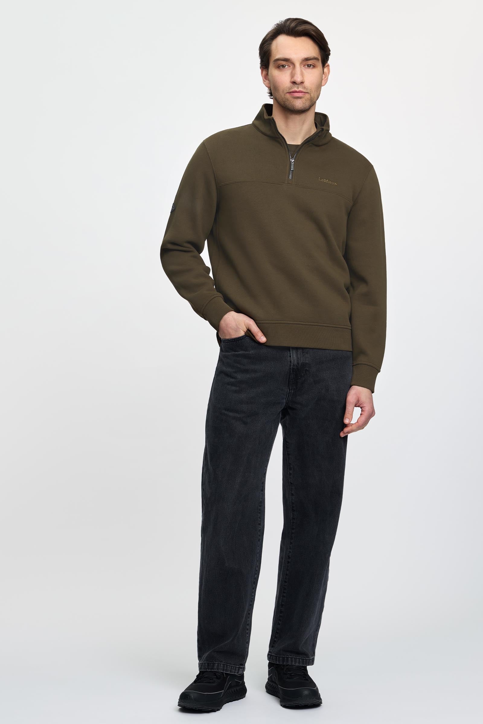 LeMieux Men´s Quarter Neck Sweatshirt Mens Riding Clothing