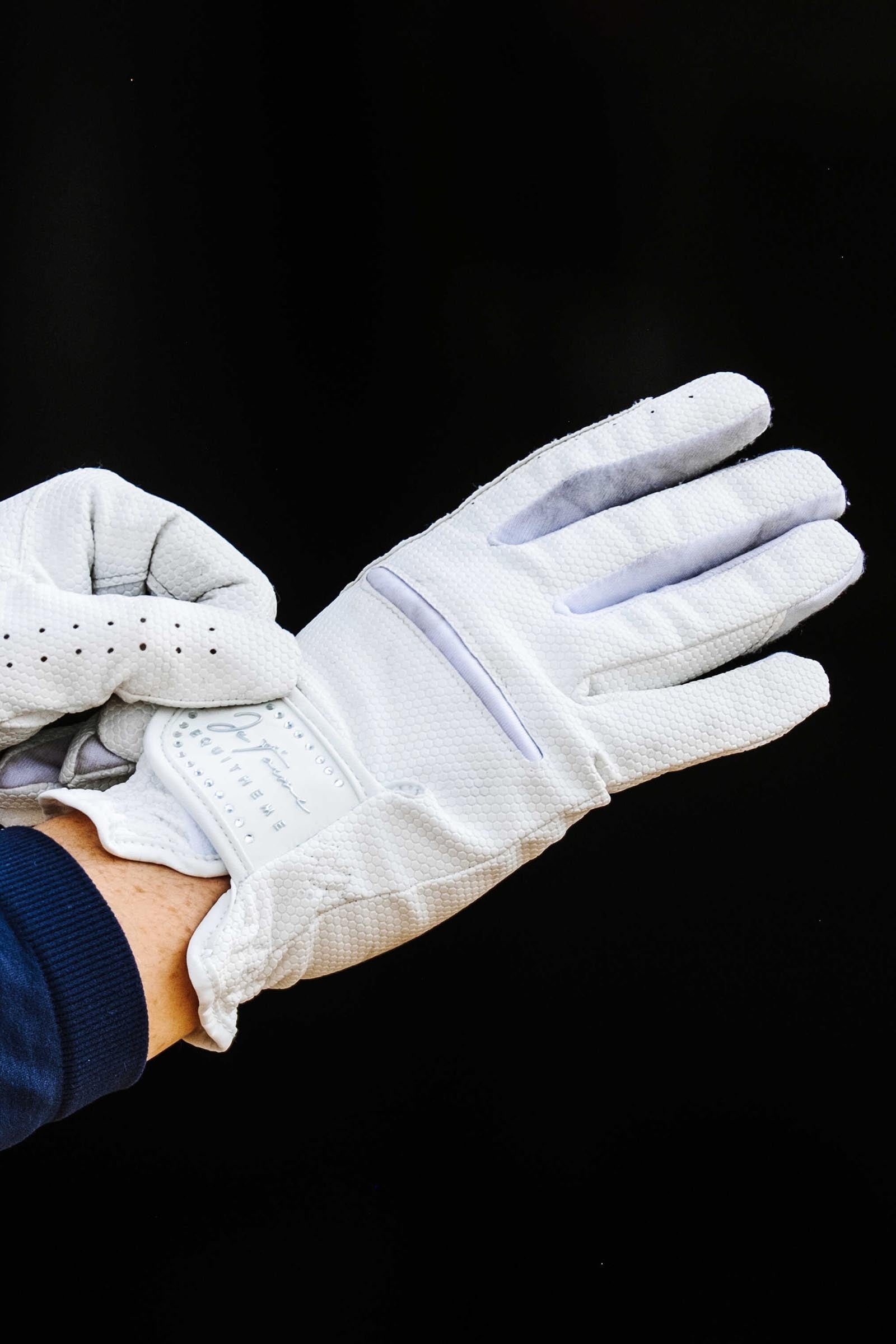 Equi Theme EQUITHÈME Strass Je t'aime Gloves Riding Gloves