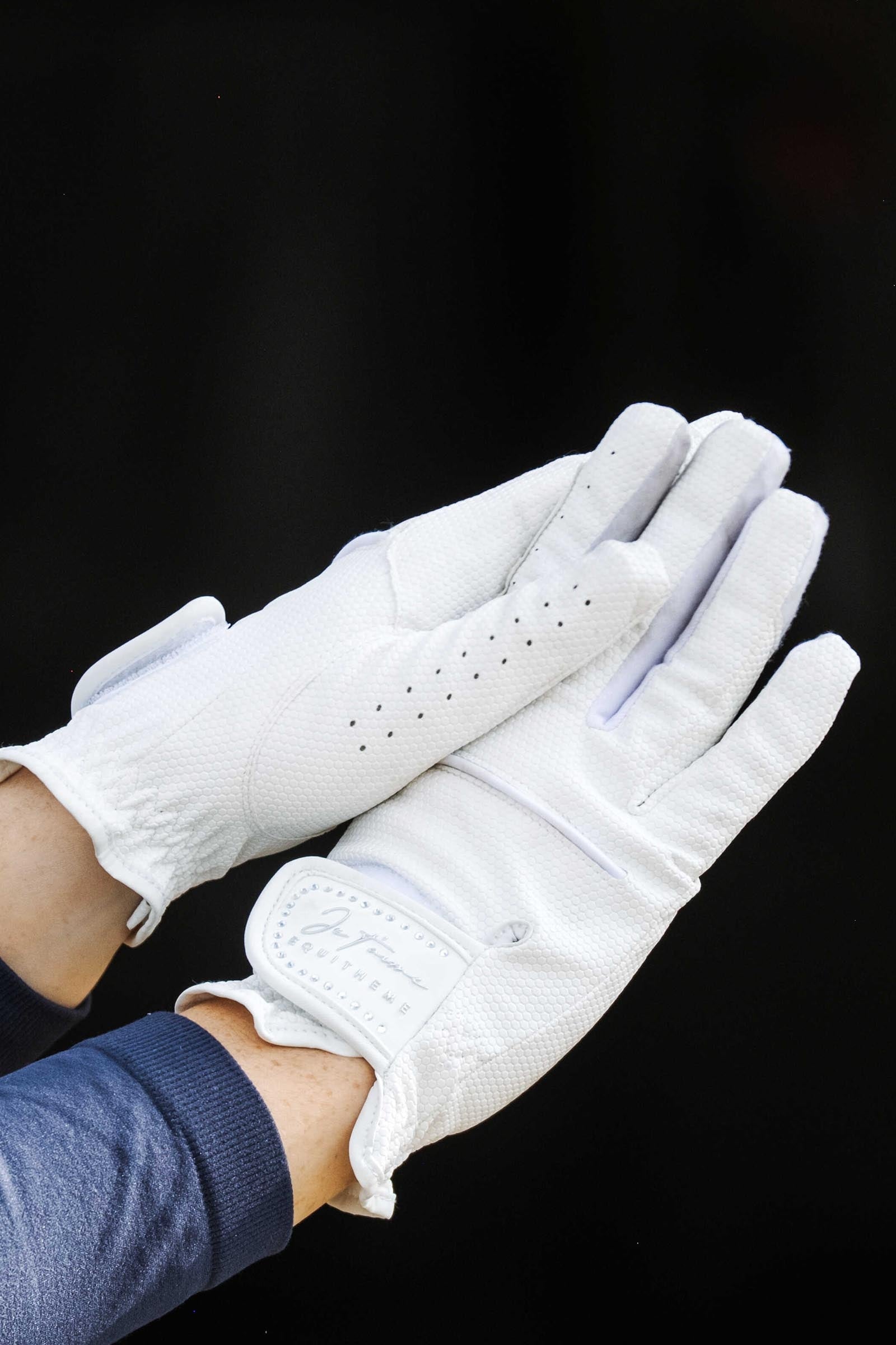 Equi Theme EQUITHÈME Strass Je t'aime Gloves Riding Gloves