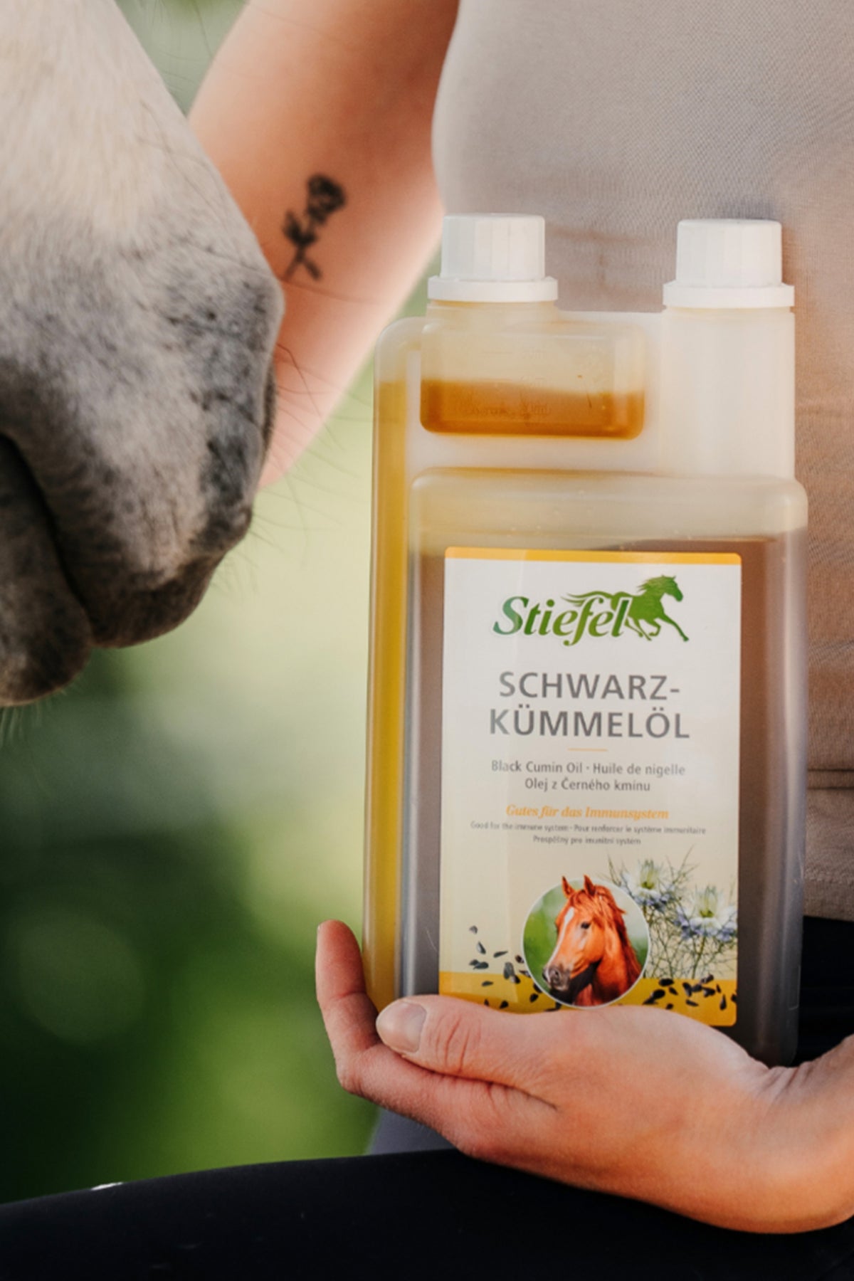 Stiefel Black Cumin Oil, 1l Horse Feed & Nutrition