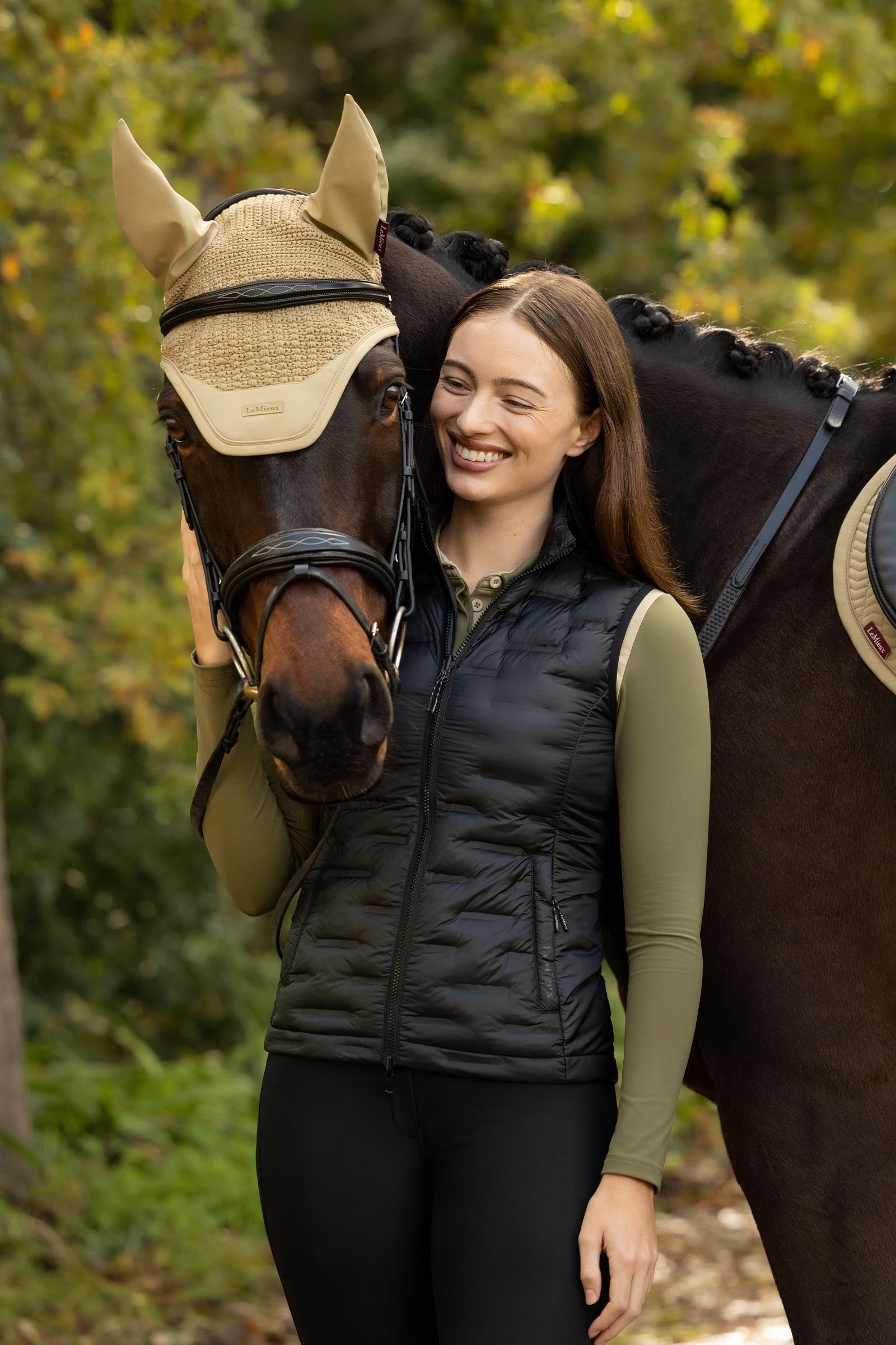 LeMieux Essence Fly Hood Saddle Pads