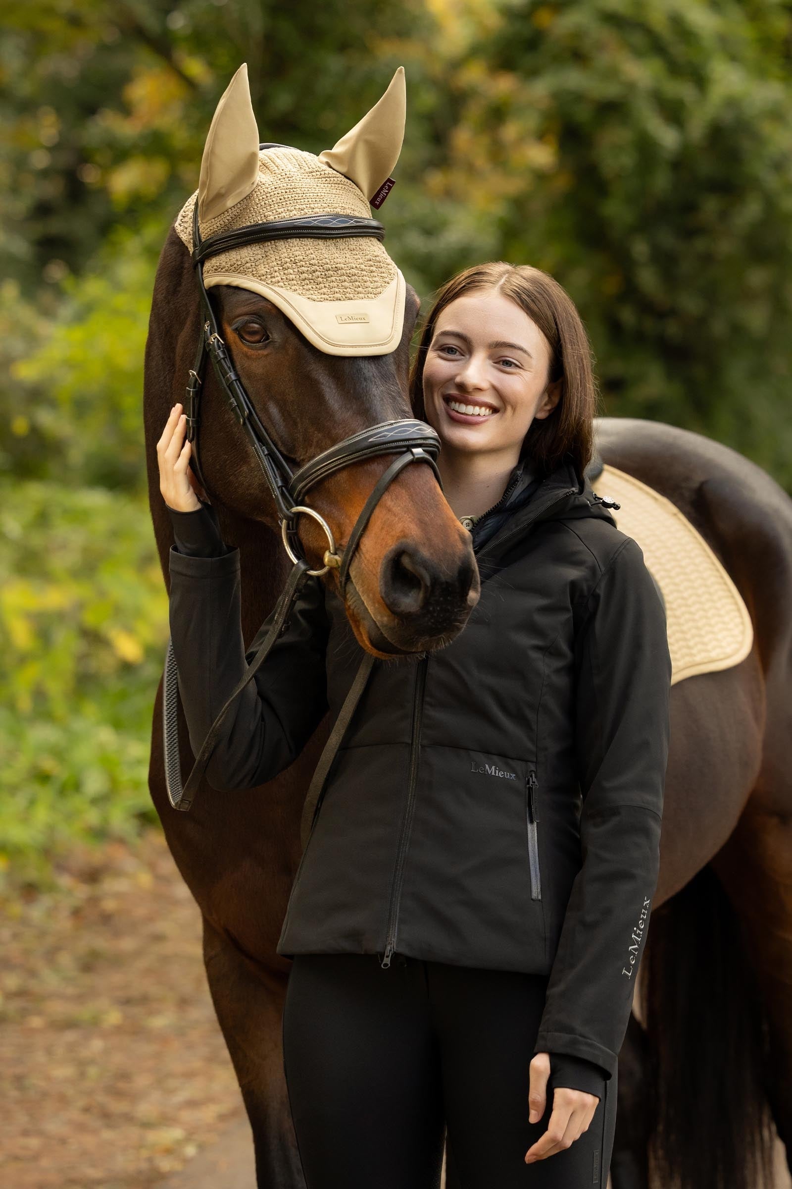 LeMieux Essence Fly Hood Saddle Pads