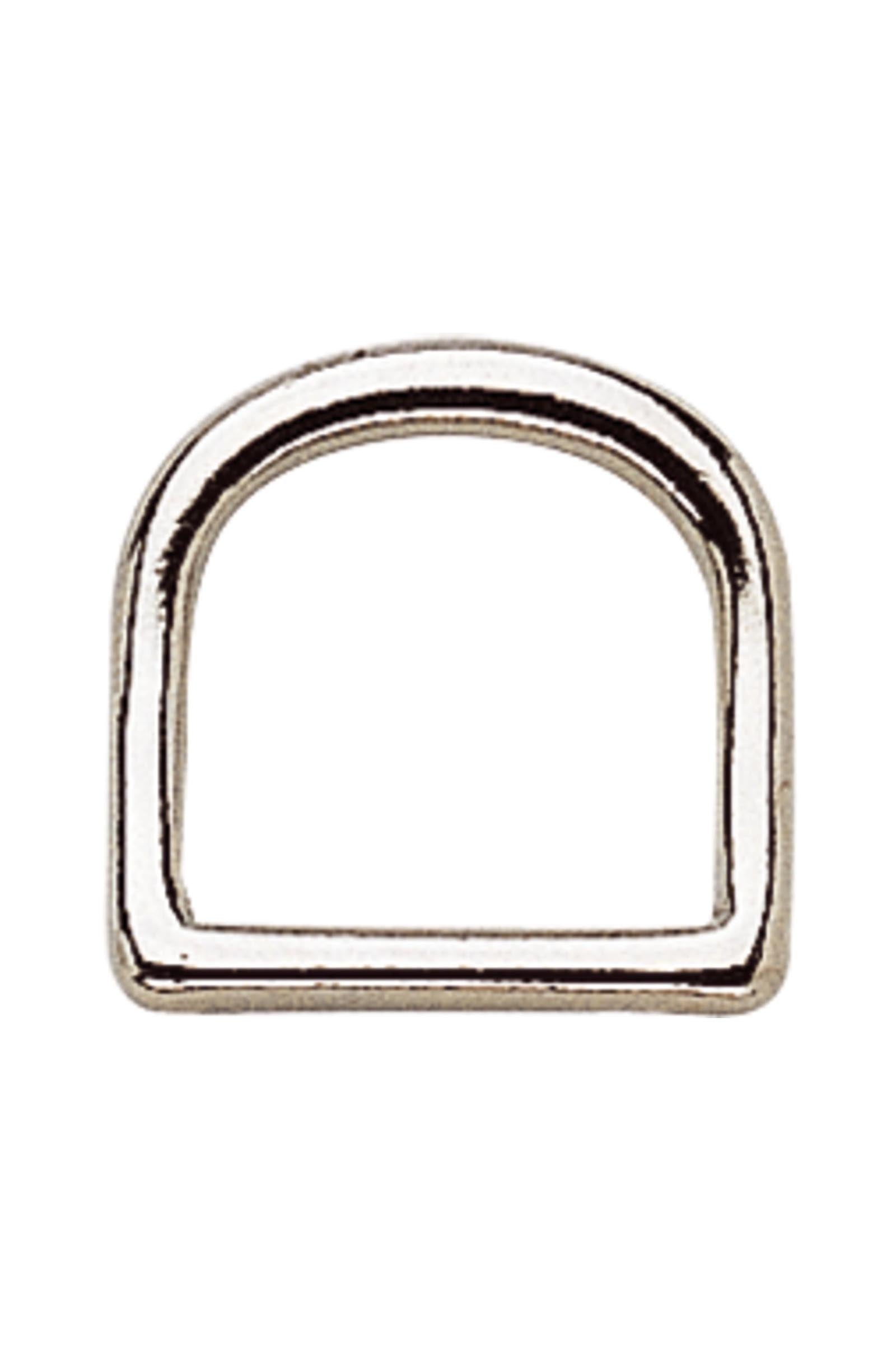 Sprenger D-Ring, gebogen, Deutsches Silber Fahrsport