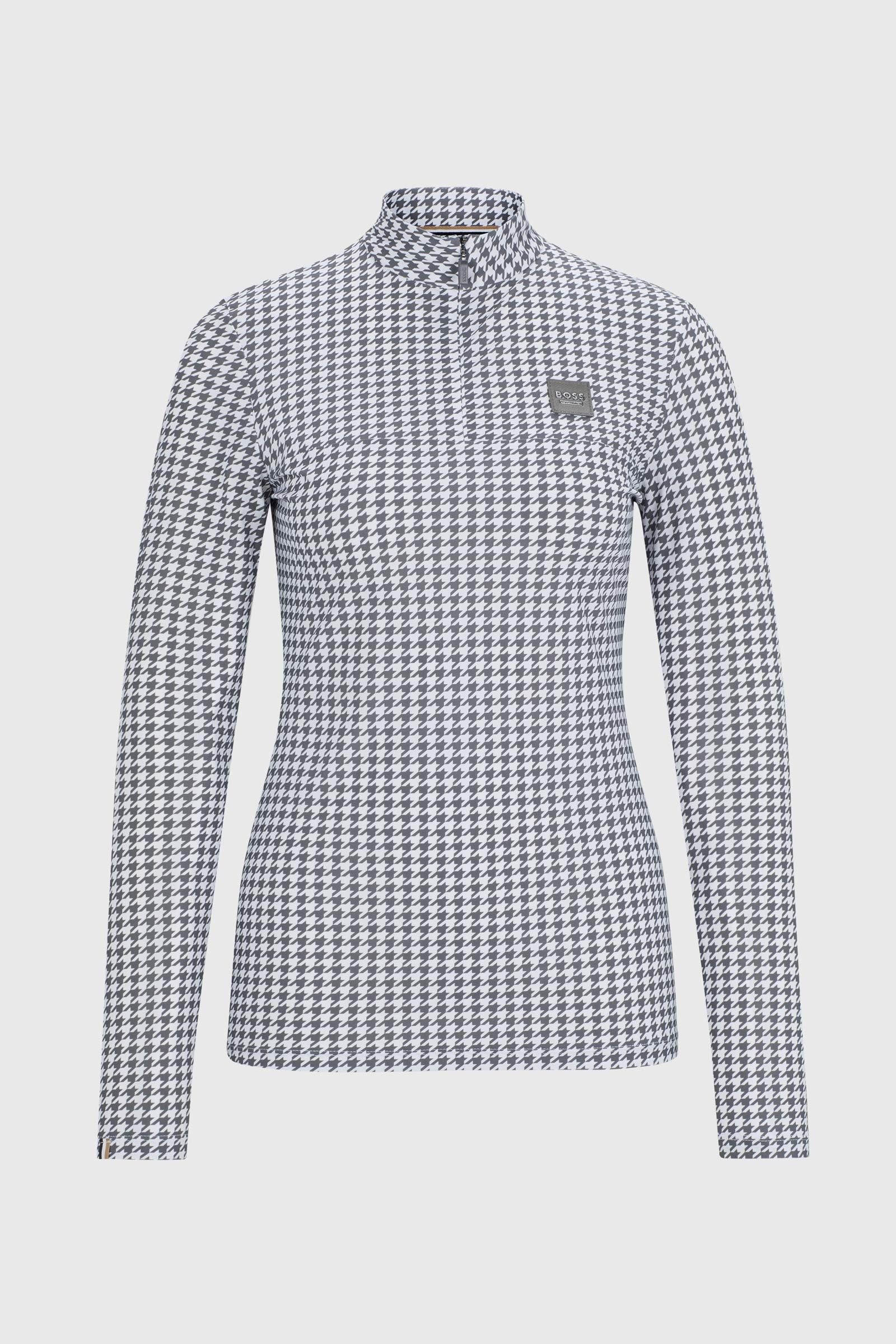 BOSS Equestrian Boss Rachel Trainingsshirt Houndstooth Damen Reitbekleidung