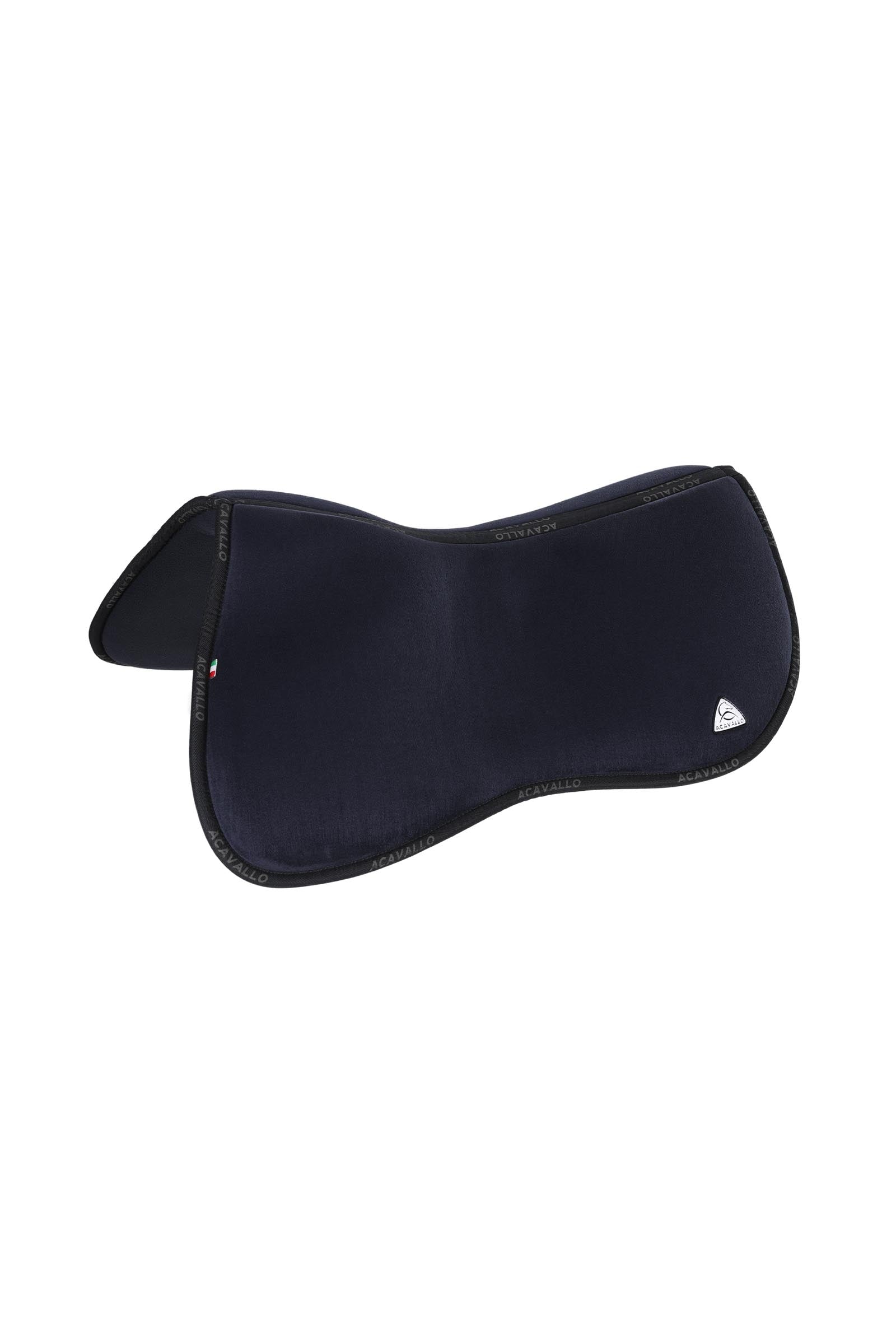 Acavallo Memory Foam Classic Halbpad Velours mit Hintererhöhung Schabracken