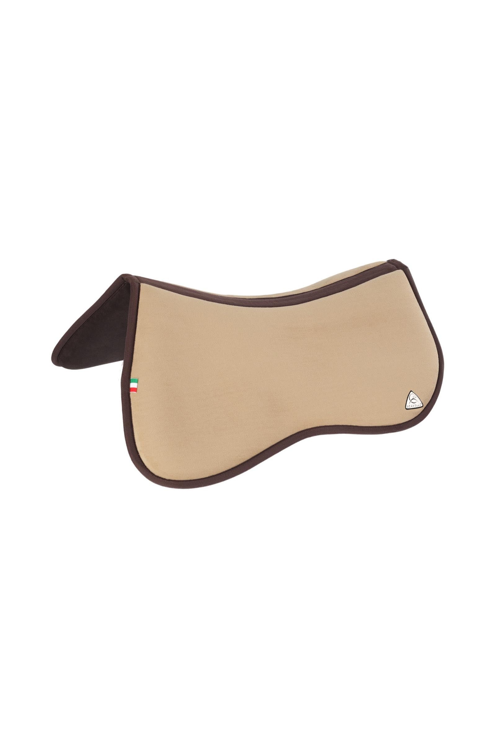 Acavallo Memory Foam Classic Halbpad Velours mit Hintererhöhung Schabracken