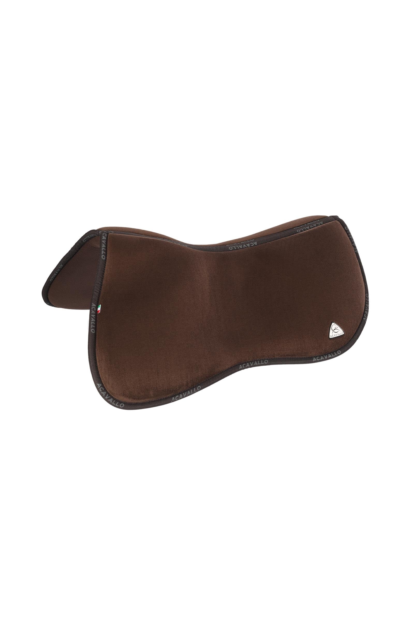 Acavallo Memory Foam Classic Halbpad Velours mit Hintererhöhung Schabracken