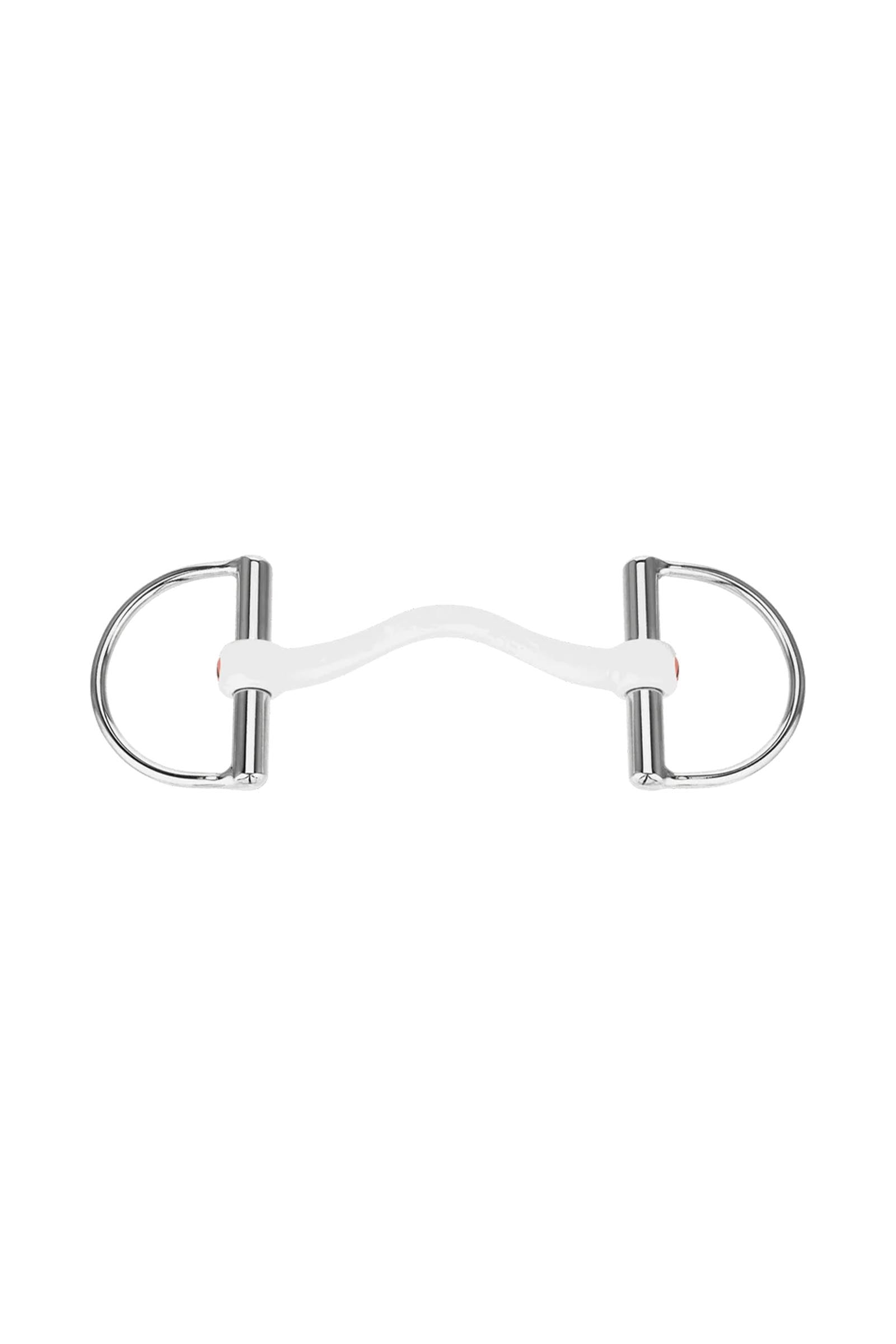 Sprenger Nathe CM D-Ring-Gebiss, harte Stange mit Zungenfreiheit, 15 mm, Thermoplastik Gebisse