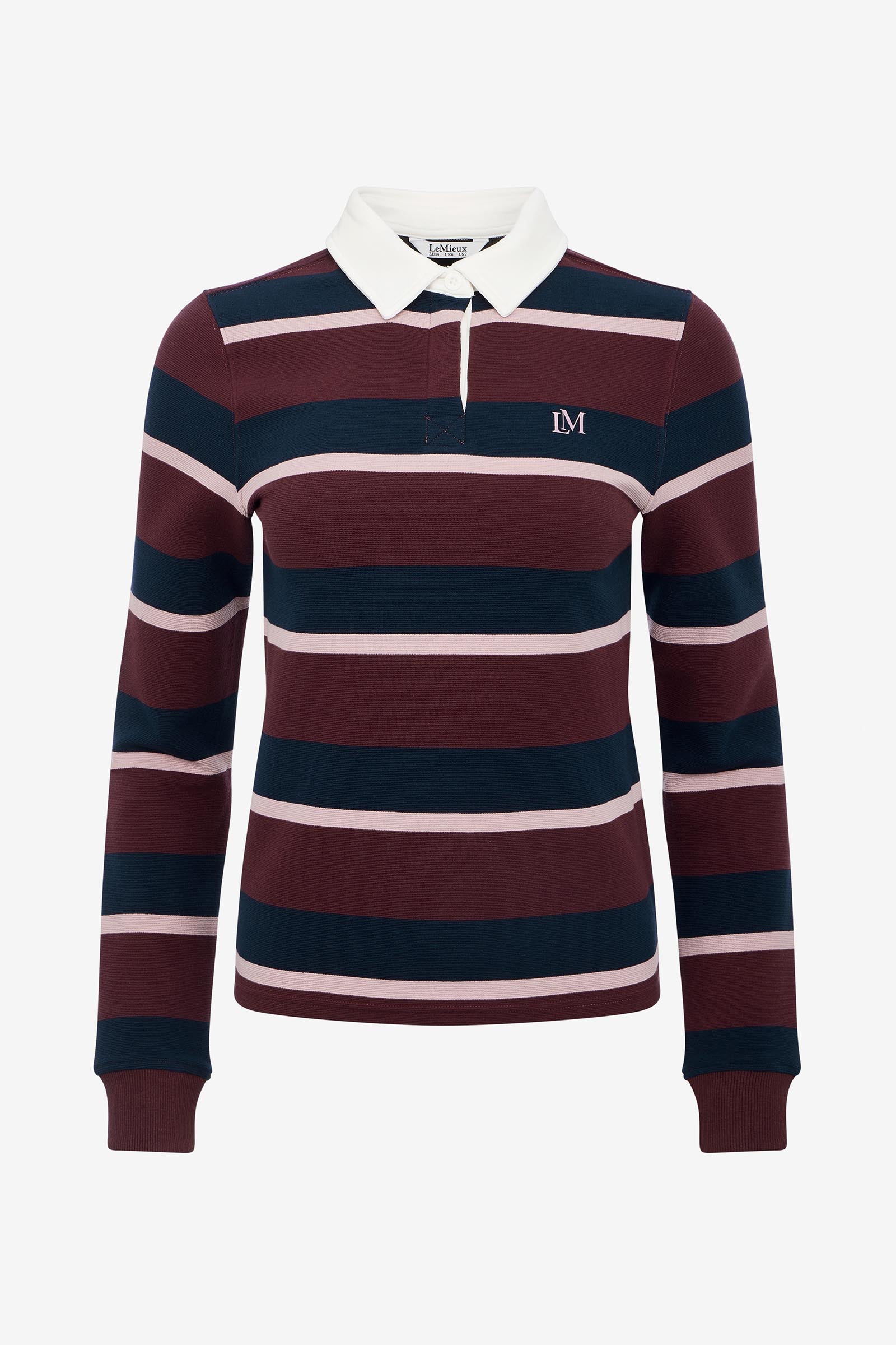 LeMieux Sloane Damen Rugbyshirt mit Streifen Damen Reitbekleidung