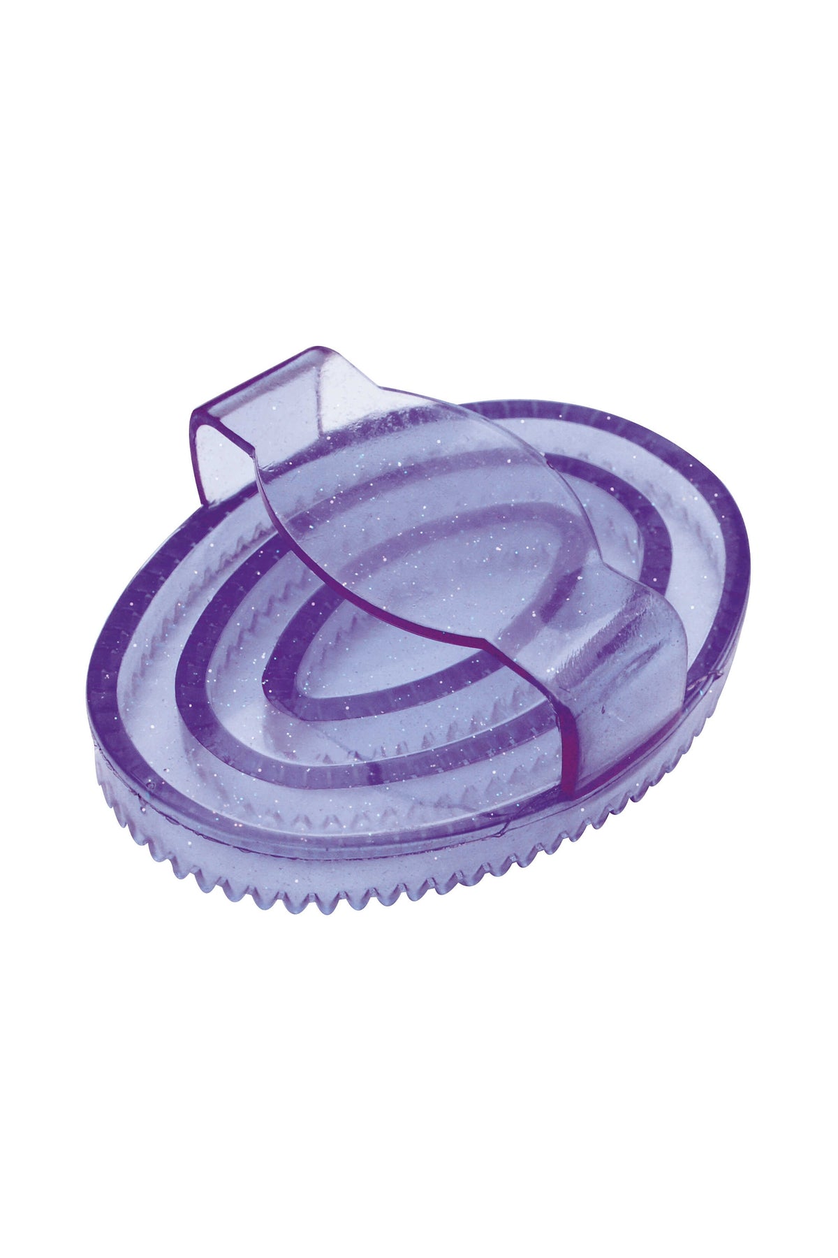 HIPPOTONIC Striegel aus glitzerndem Gummi Pferde Putzzeug
