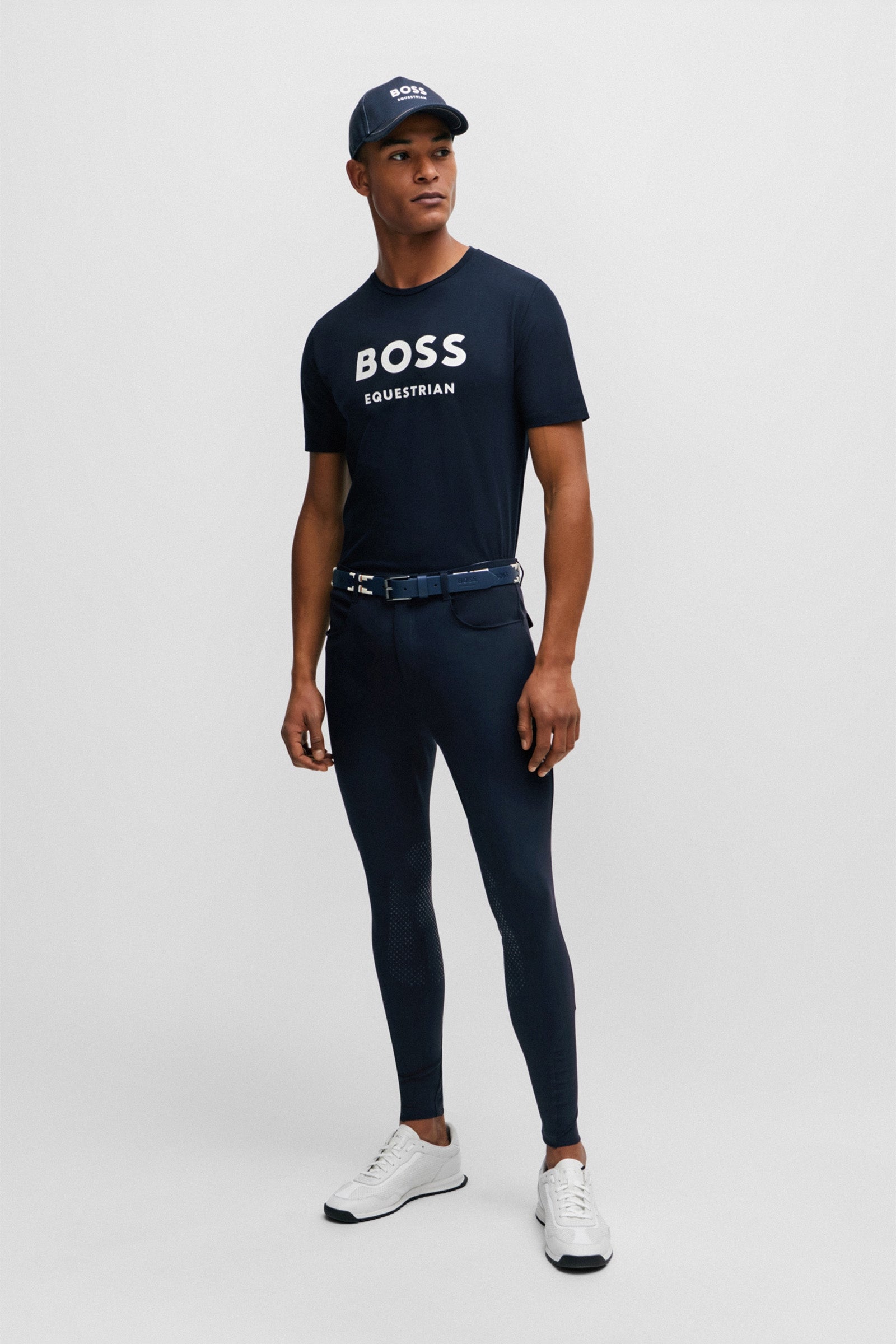 Boss Pierce Logo T-Shirt Mens Riding Clothing