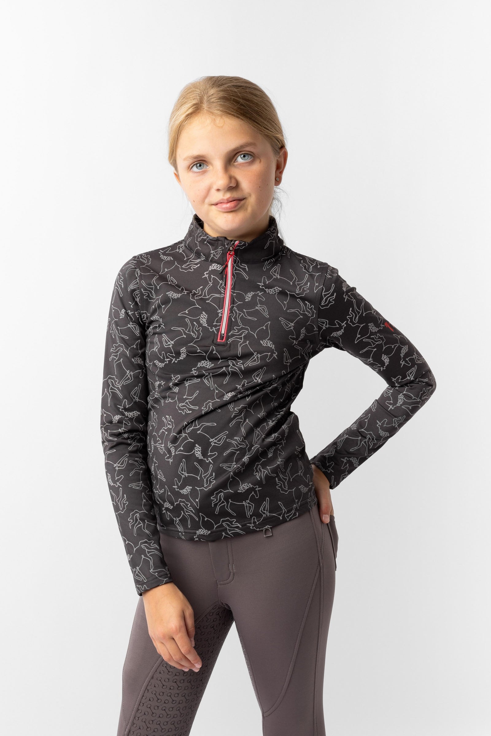 Horze Pegasus Kinder Trainingsshirt Kinder Reitbekleidung