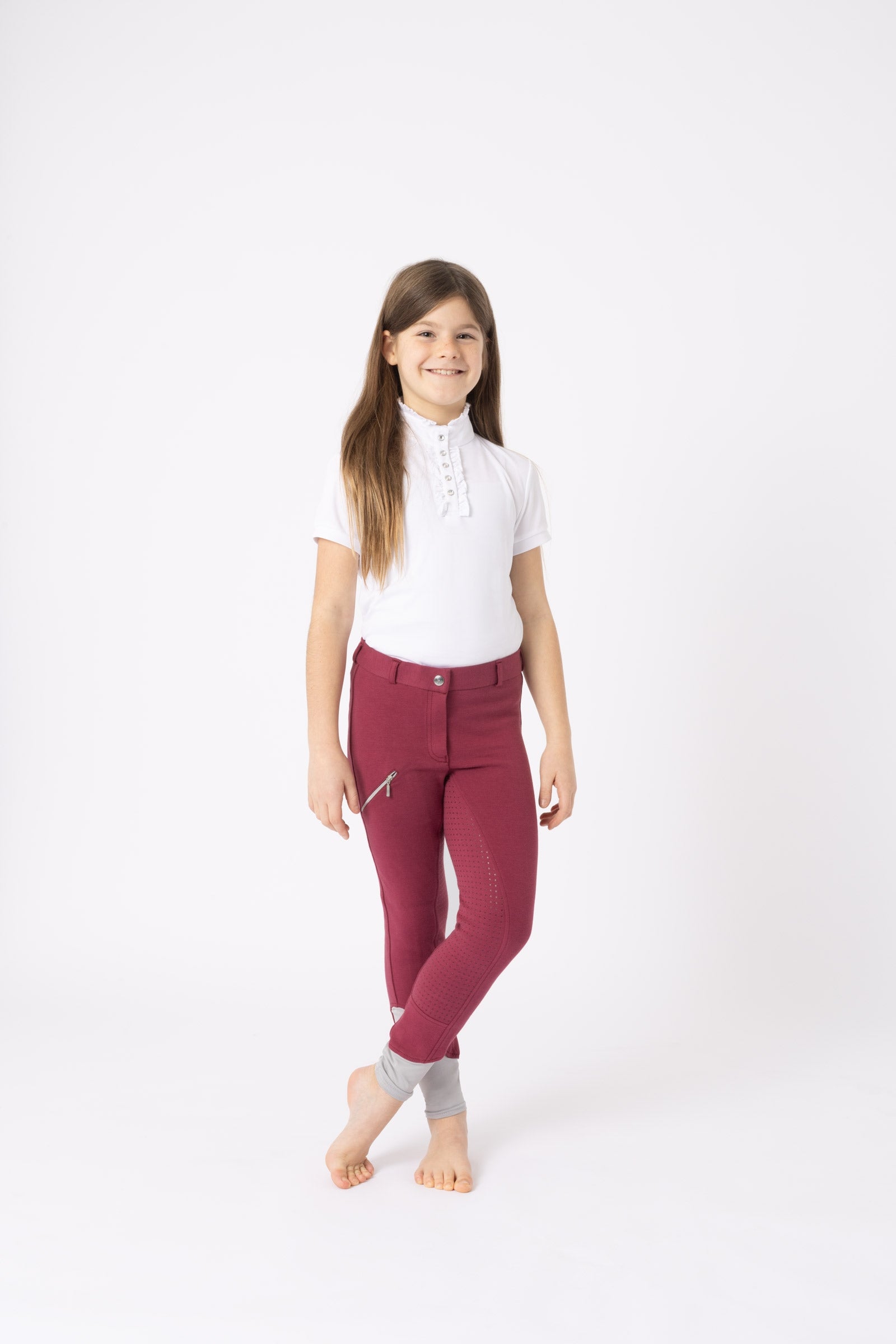 Horze Felicia Kids´ Breeches With Full Grip Kids Apparel