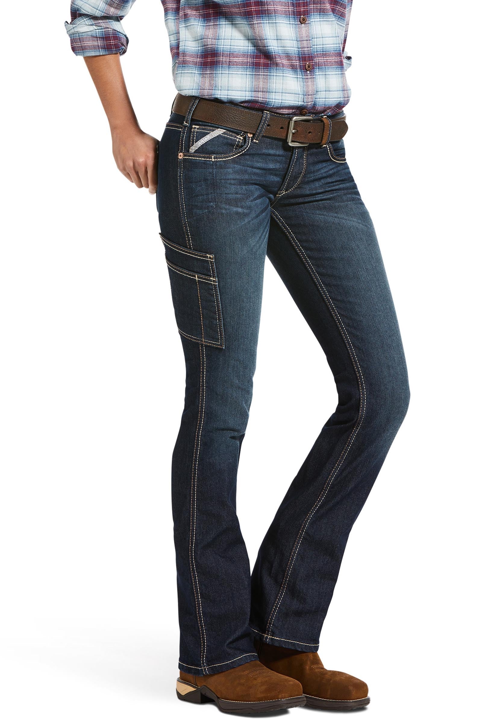 Ariat Women's Rebar MR DuraStretch Riveter Boot Cut Jean Womens Breeches