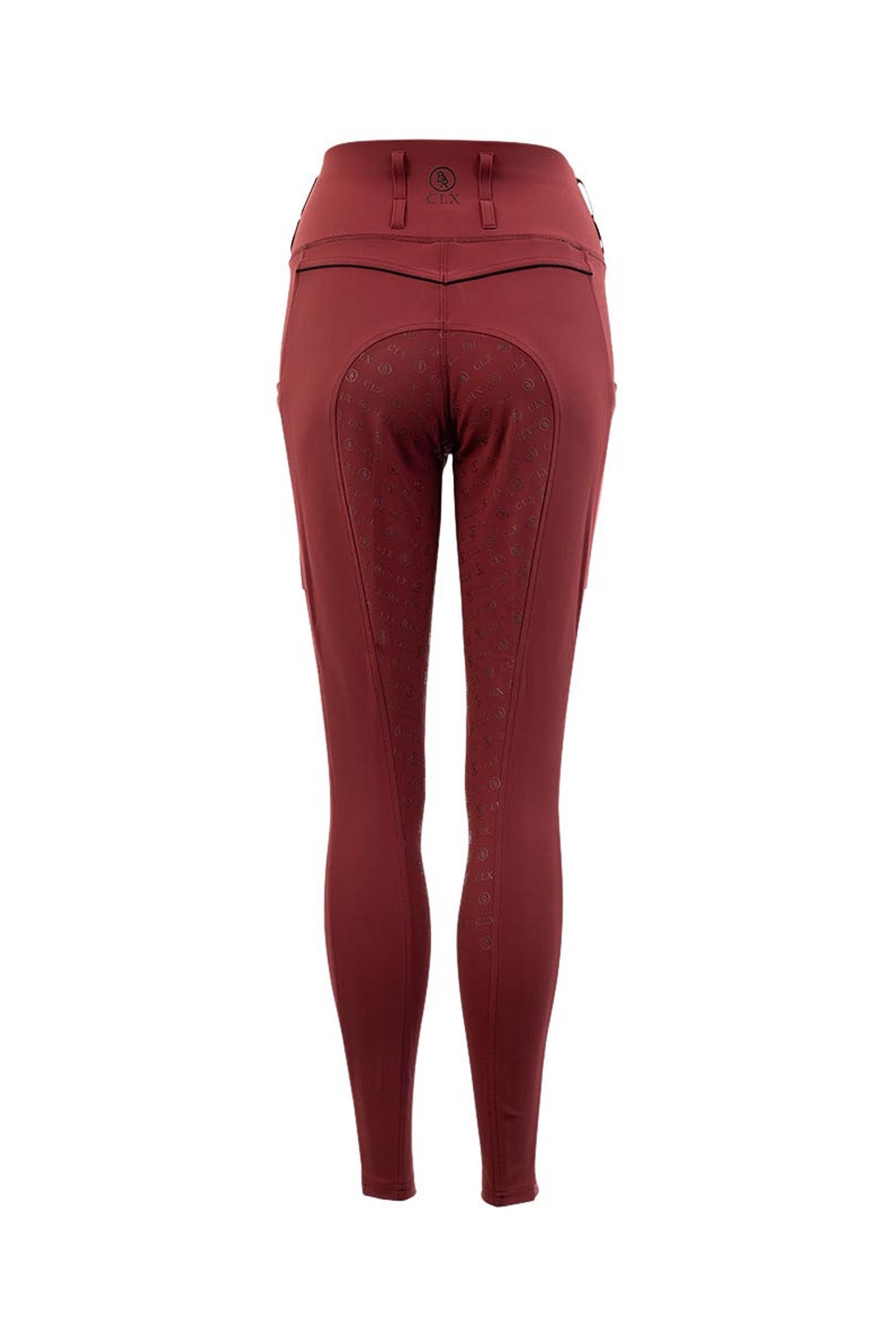 BR CLX Damen Reitleggings mit Vollbesatz aus Silikongrip Womens Breeches