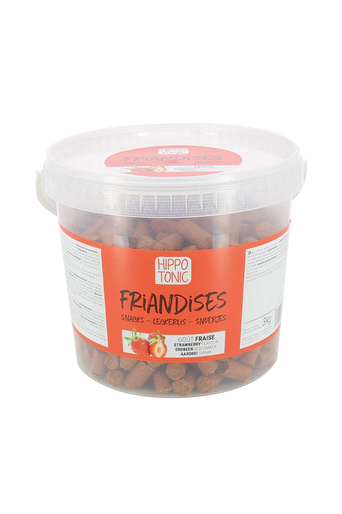 HIPPOTONIC Treats Strawberry Flavor, 3 kg Horse Feed & Nutrition