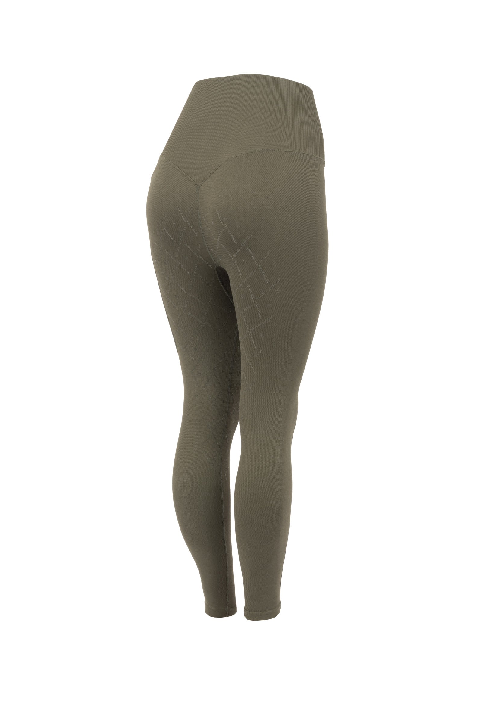Horze Janine Women's Seamless Full Grip Tights with phone Pocket Womens Breeches