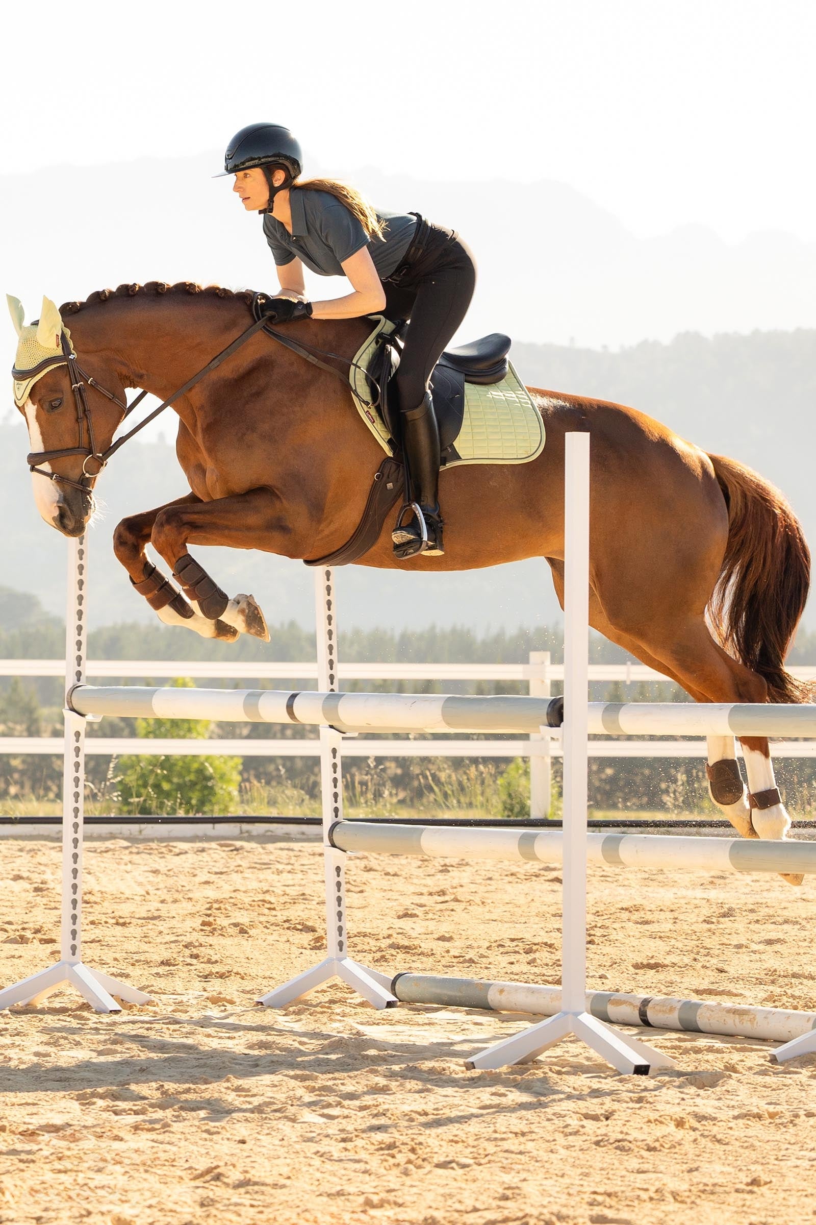 LeMieux Lemieux Suede Close Contact Square Saddle Pad Saddle Pads