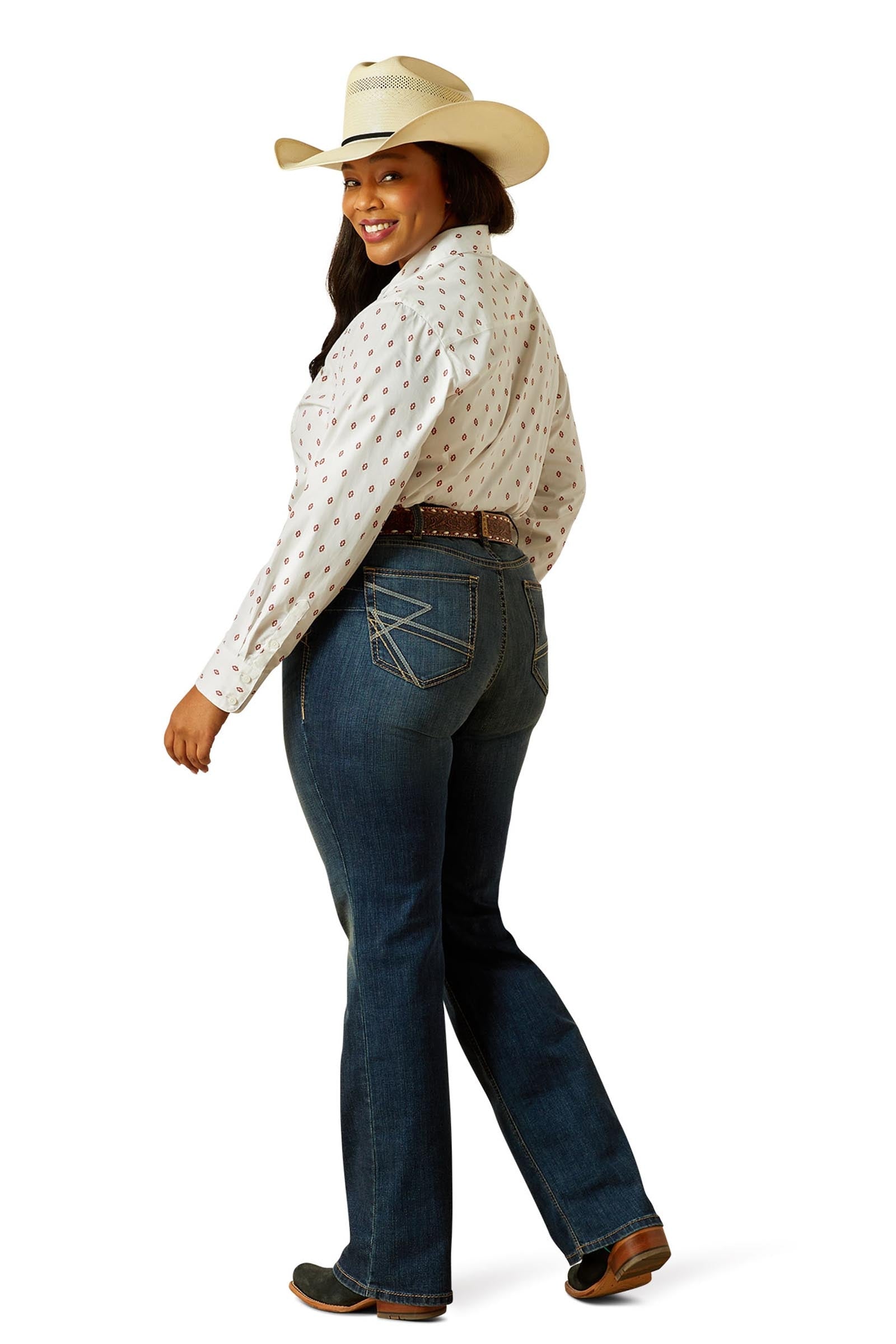 Ariat Sonia Mid Rise Women's Boot Cut Jeans Womens Breeches