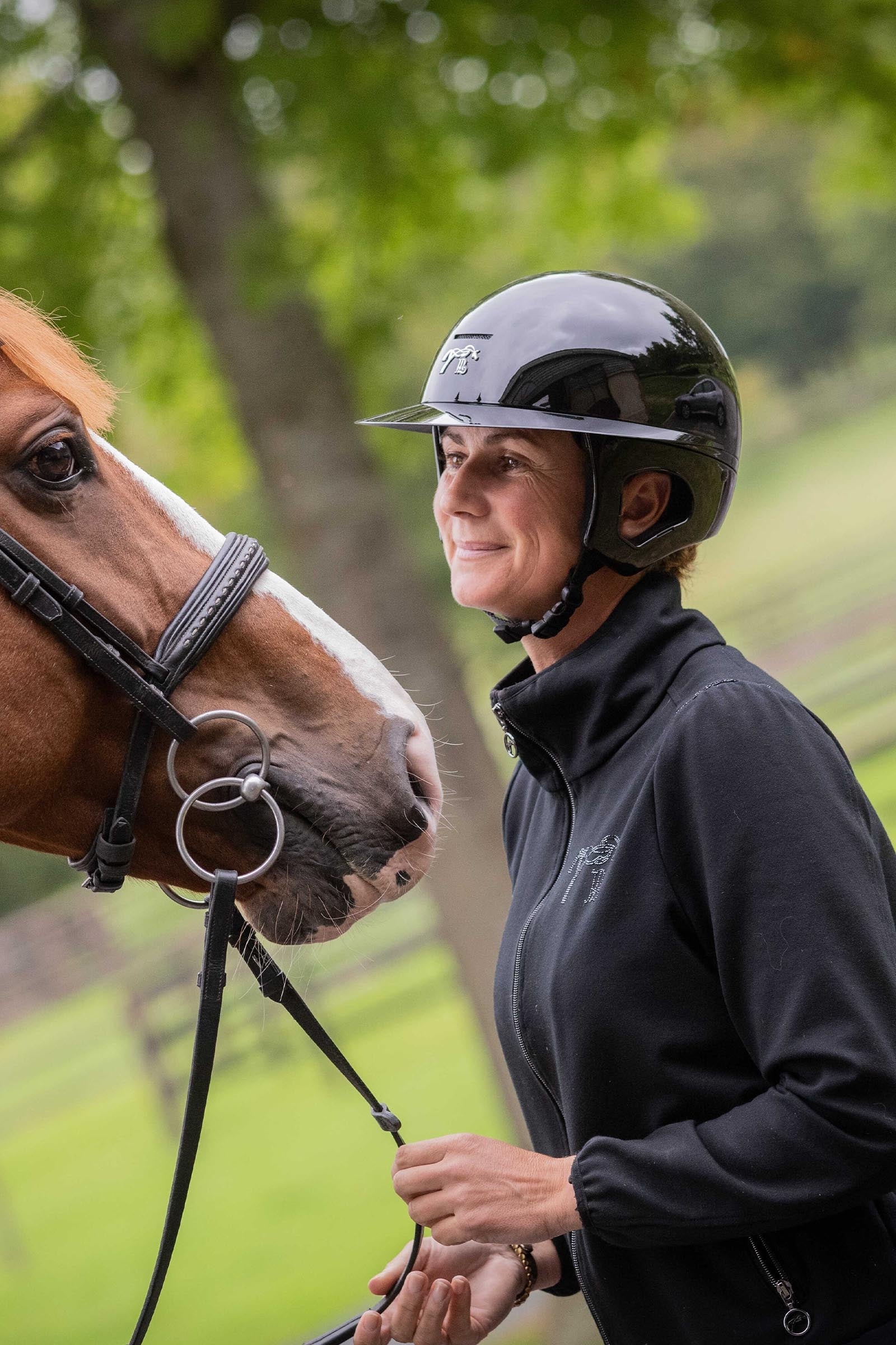 PENELOPE Riding Helmet Long Peak Safety Equipment